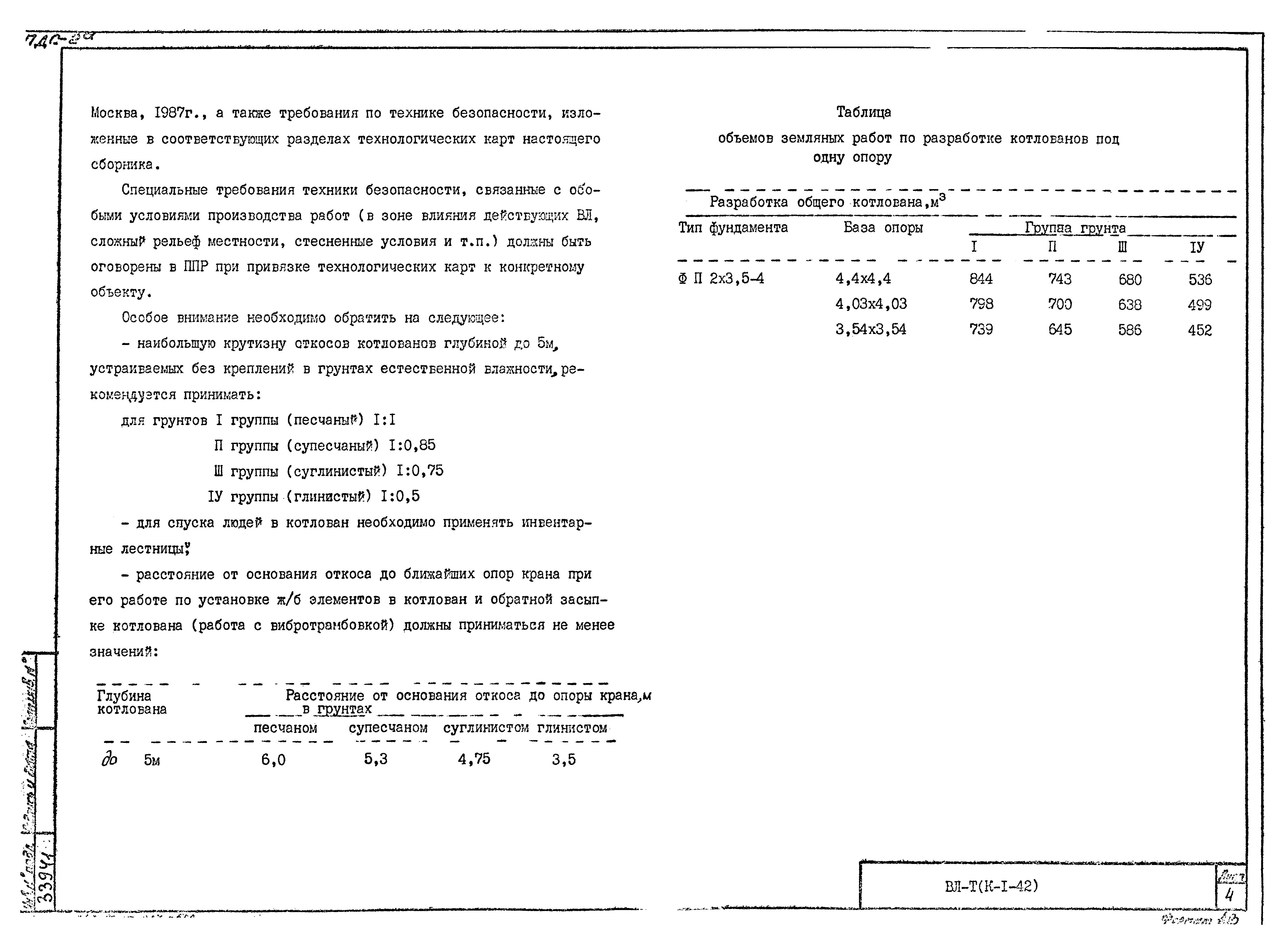 Технологическая карта К-1-42-4