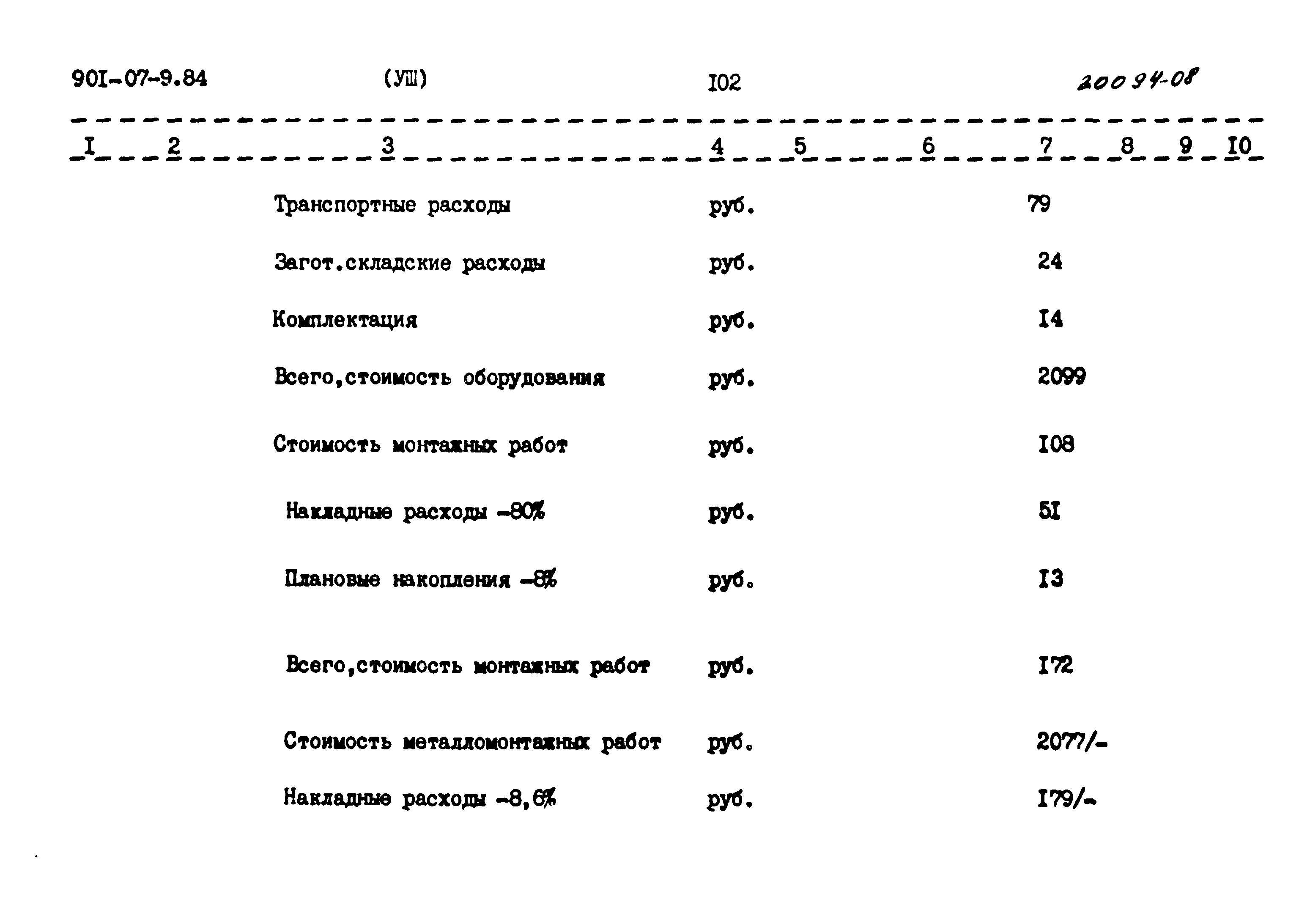 Типовые проектные решения 901-07-9.84