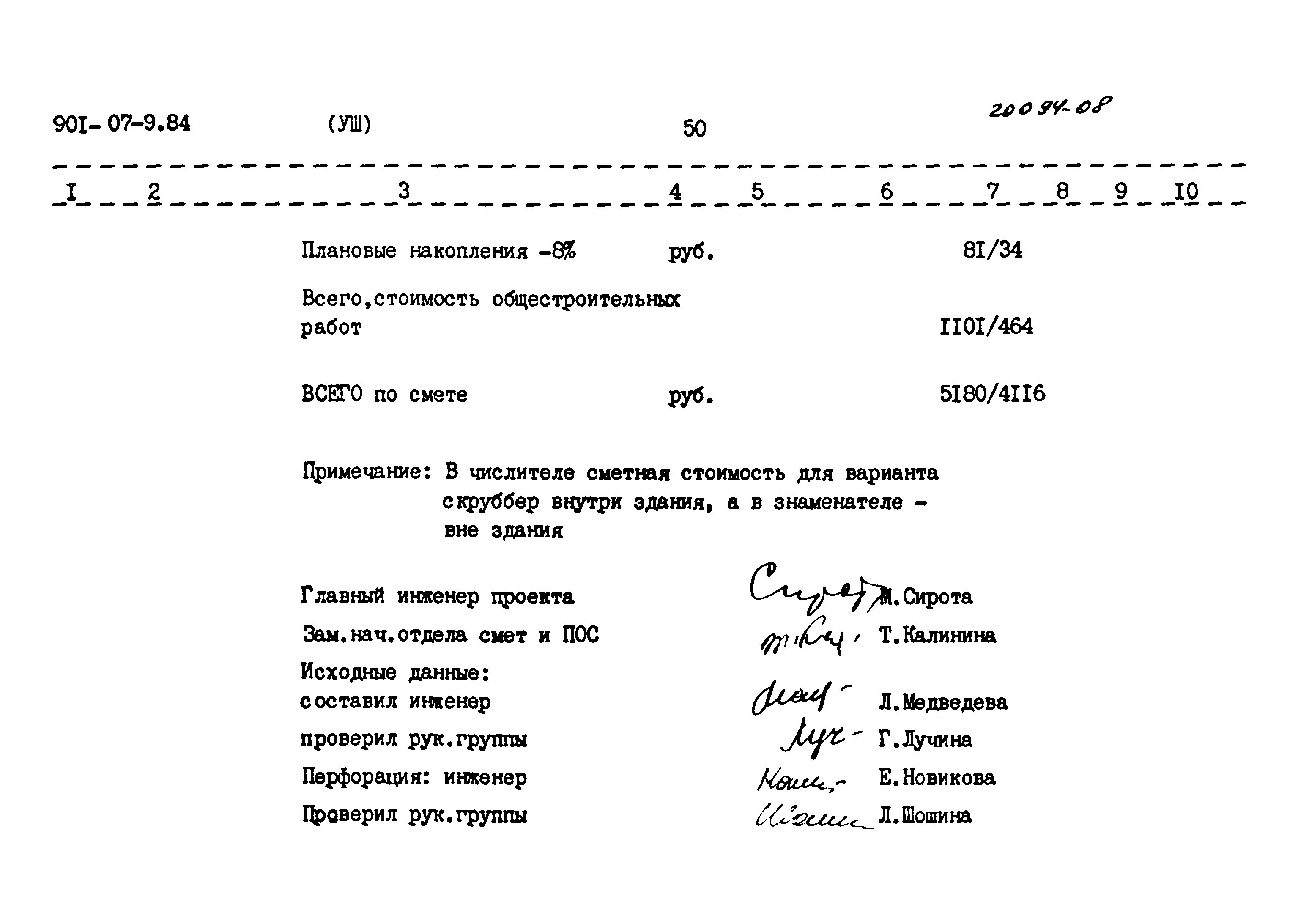 Типовые проектные решения 901-07-9.84