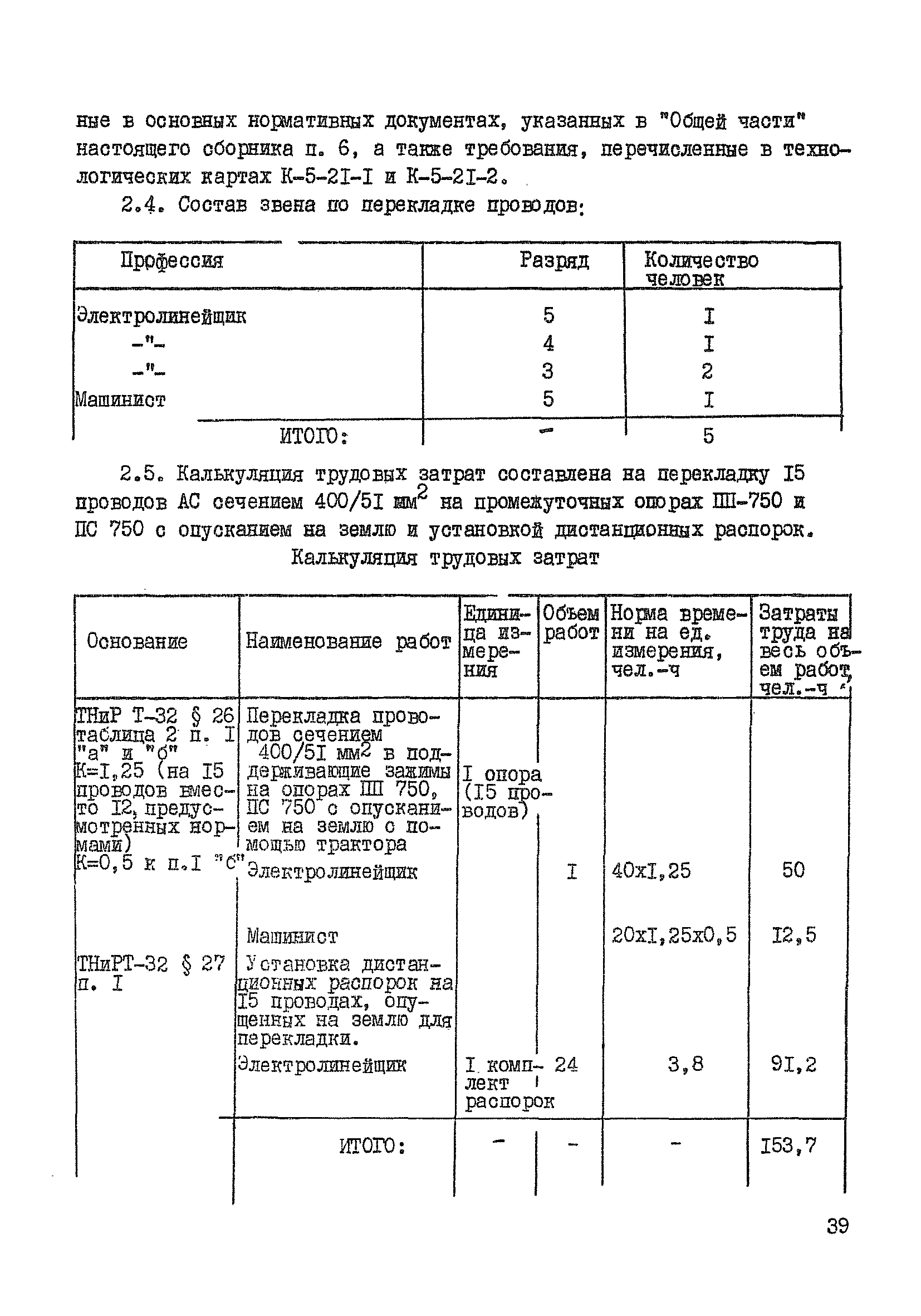 Технологическая карта К-5-21-3