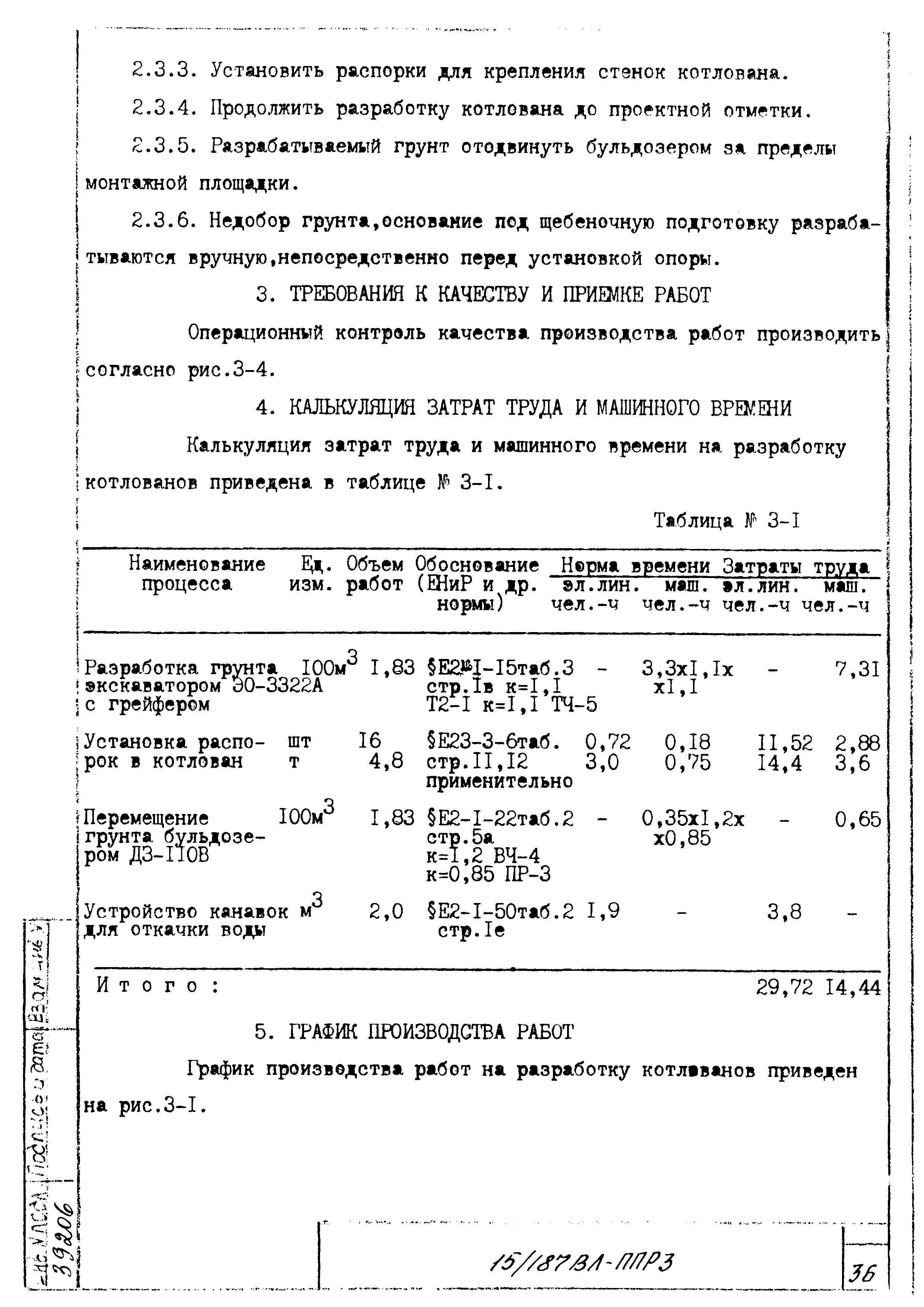 Технологическая карта К-3