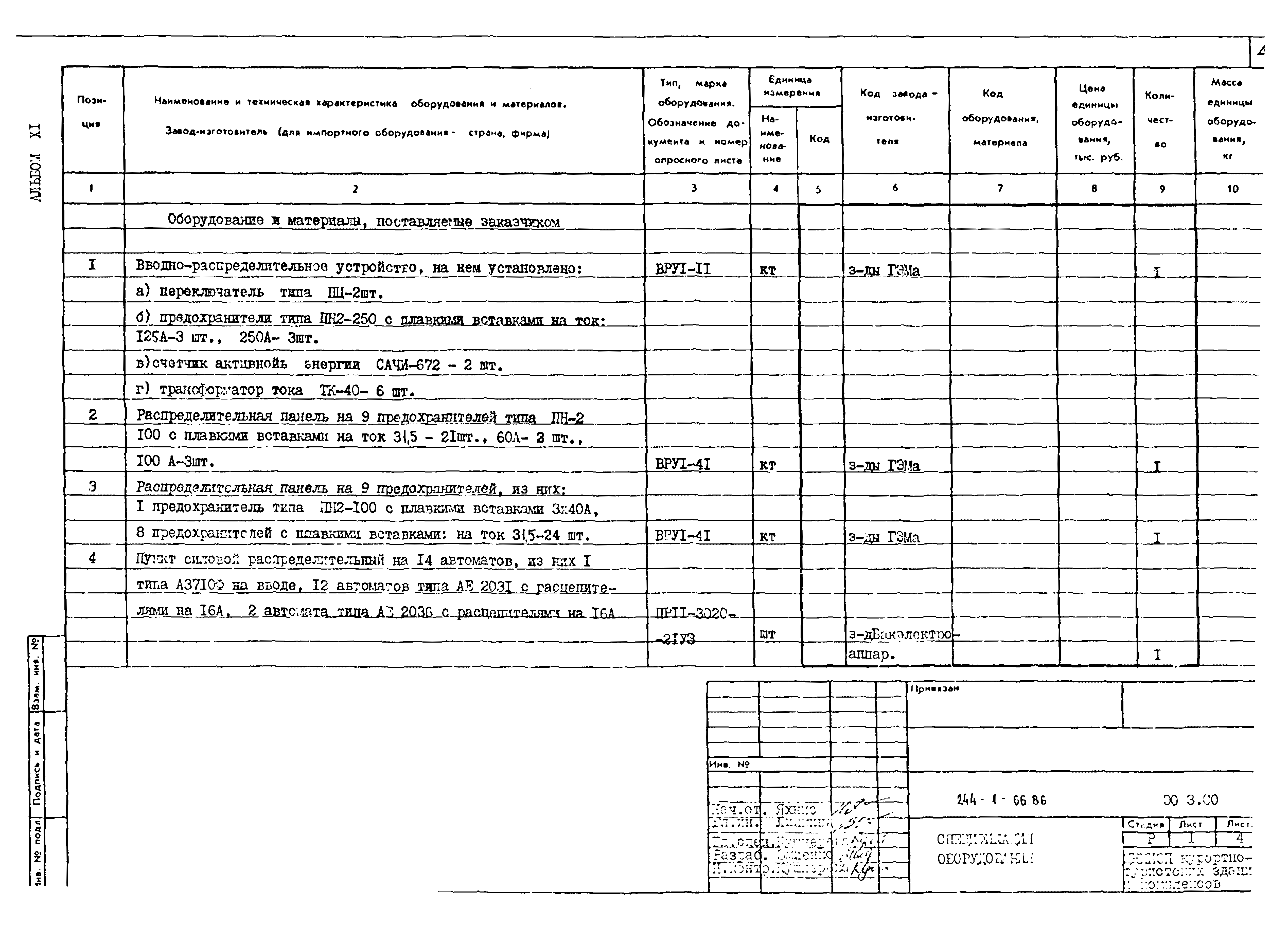Типовой проект 244-1-66.86