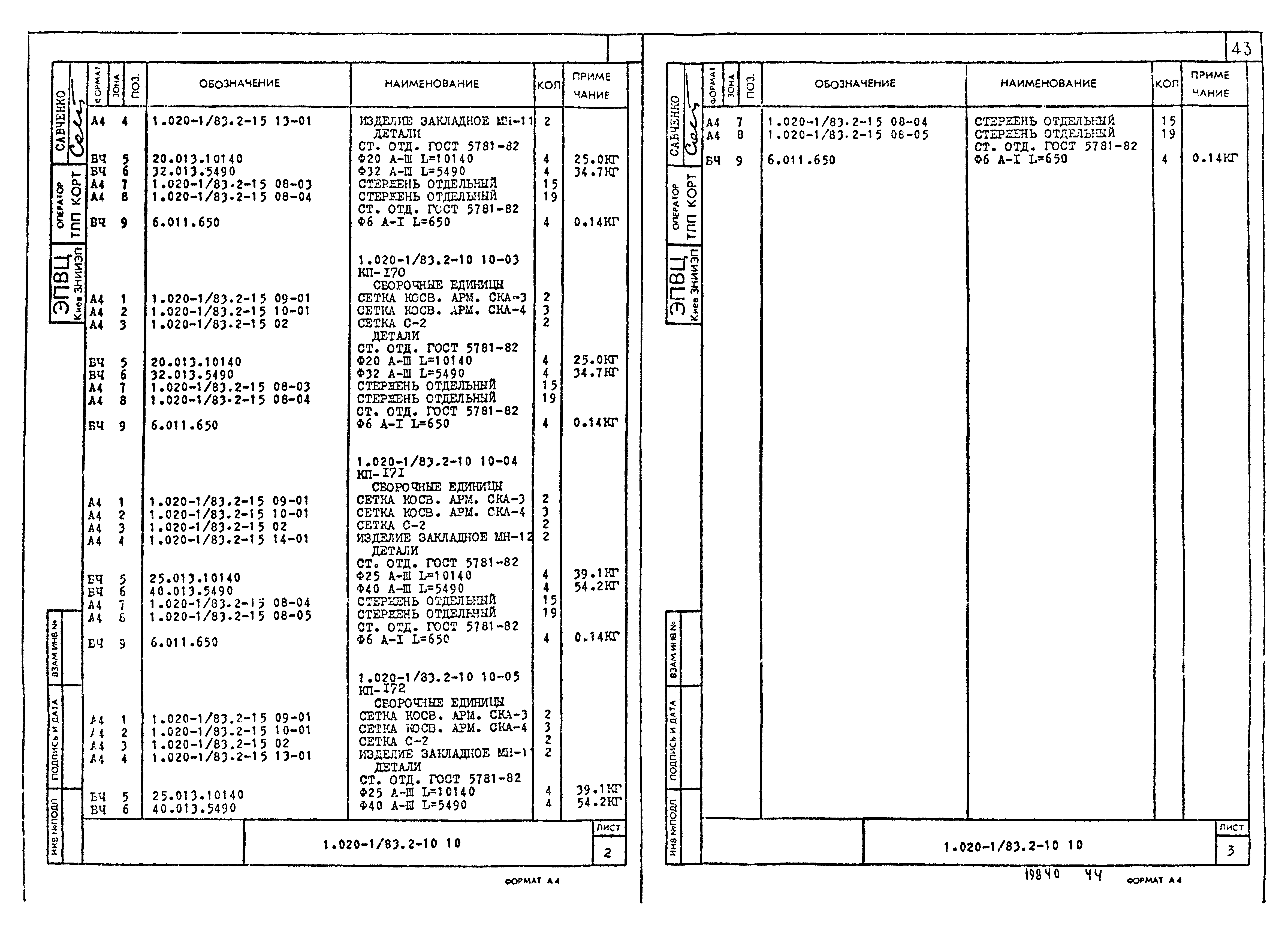 Серия 1.020-1/83