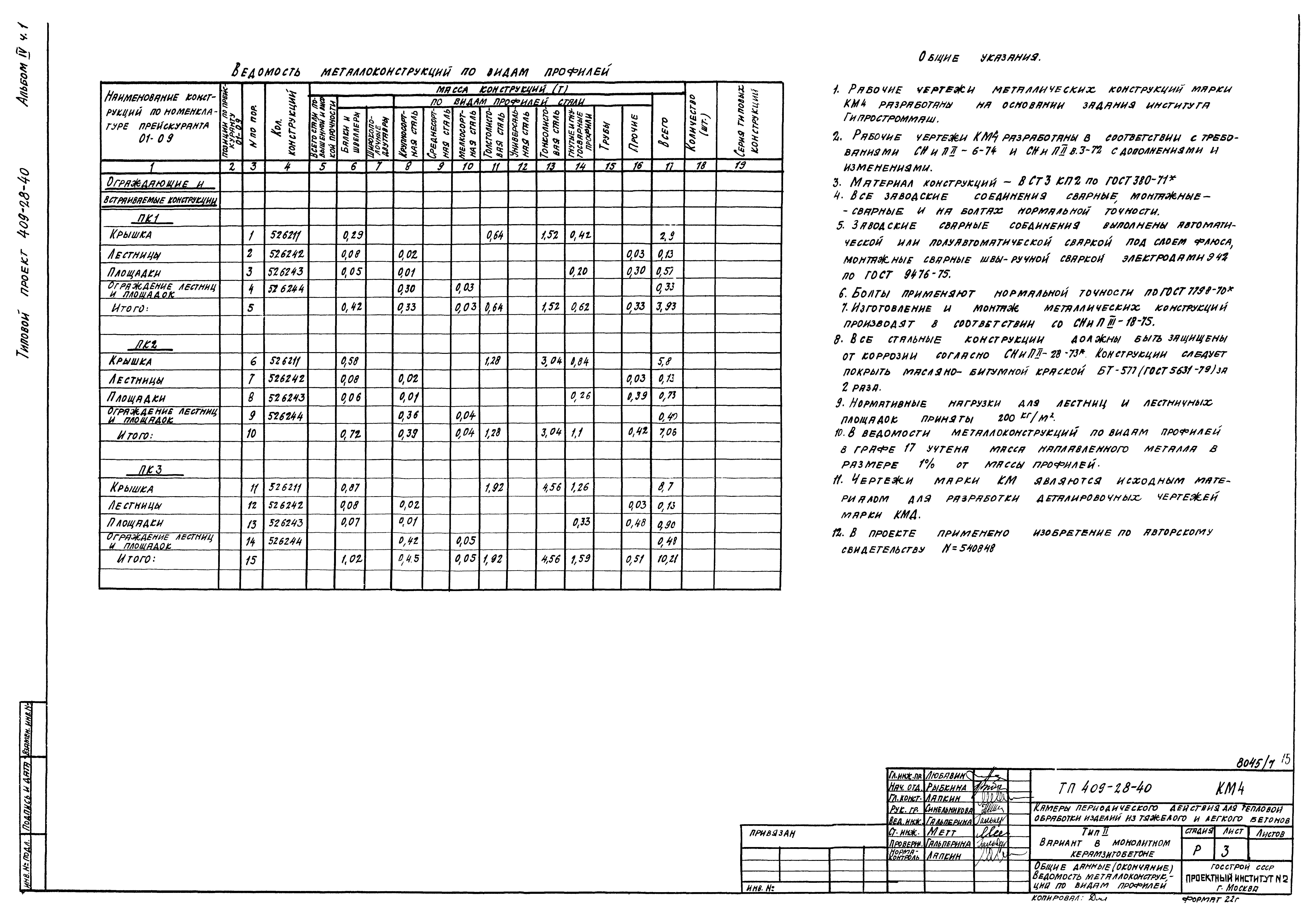 Типовой проект 409-28-40