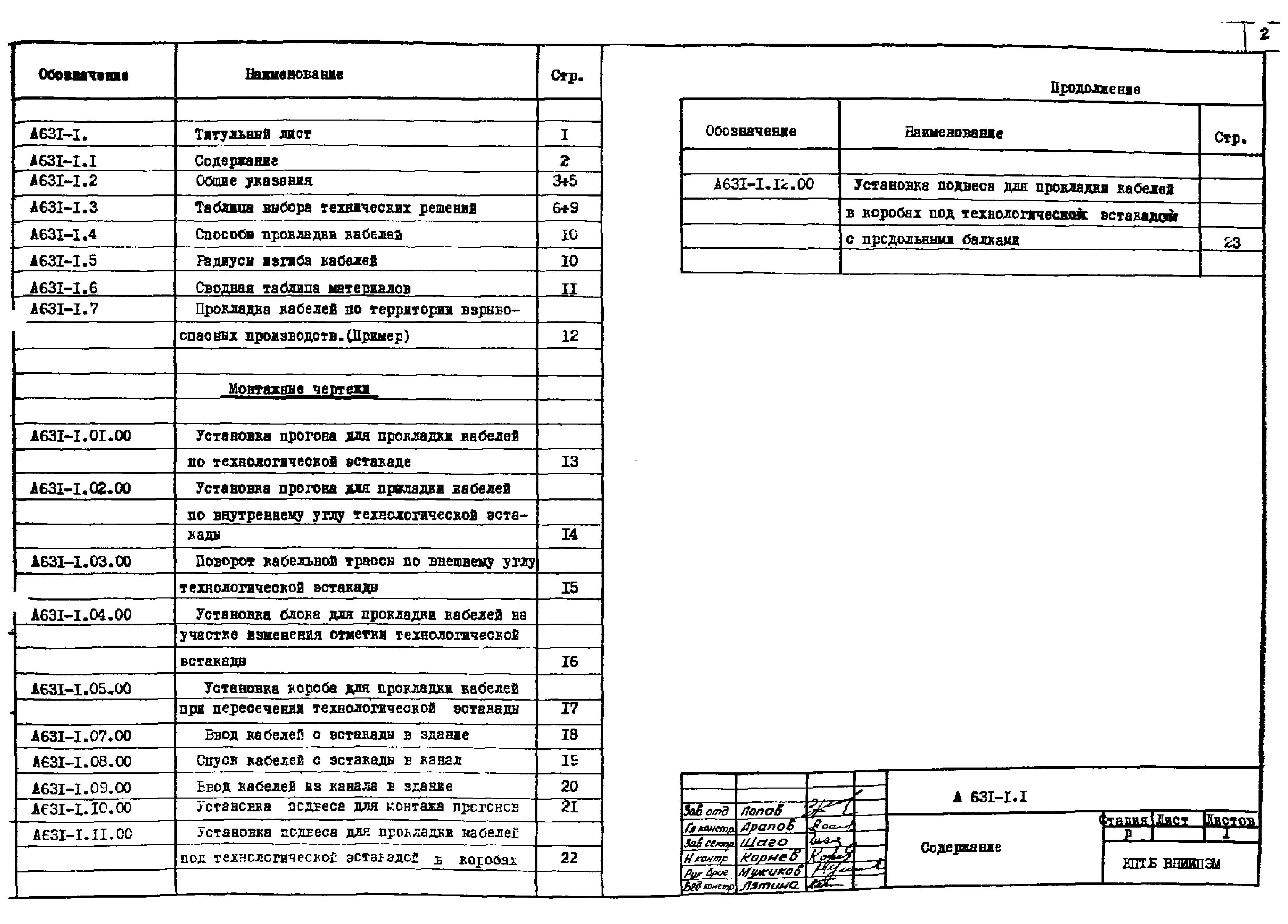 Типовой проект А631-1