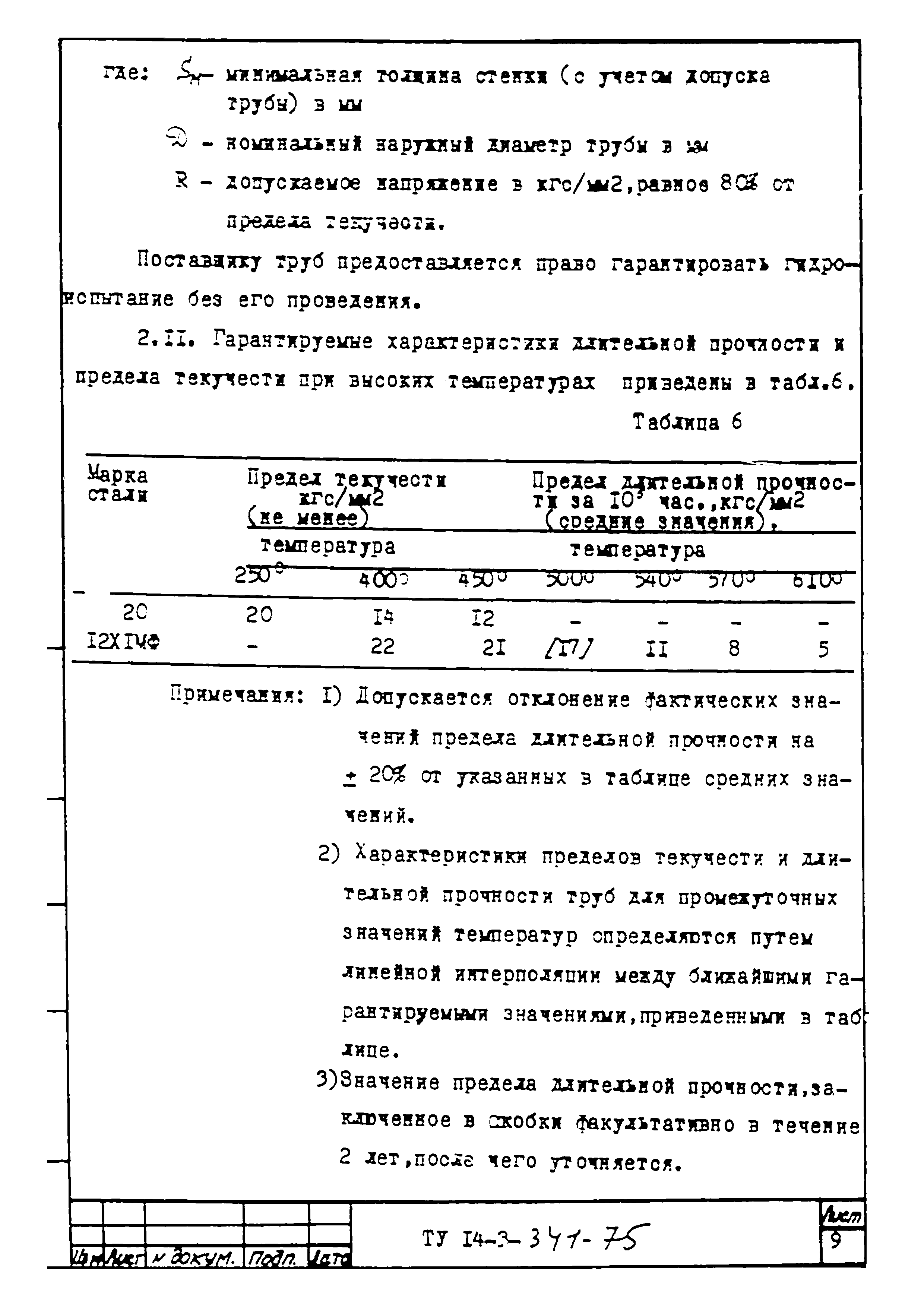 ТУ 14-3-341-75