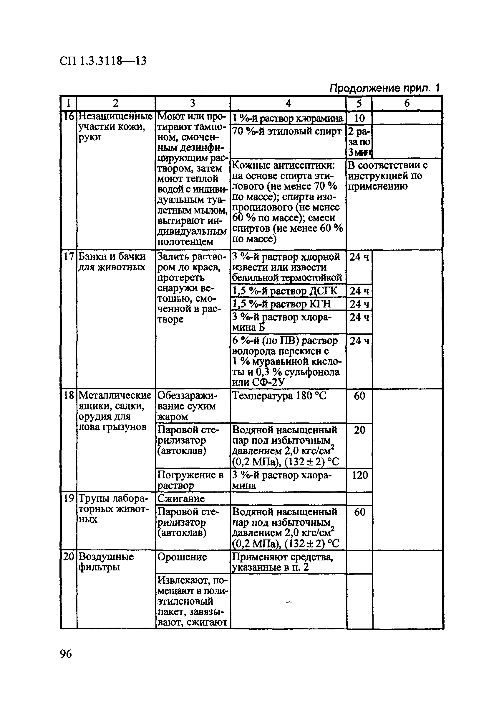 СП 1.3.3118-13