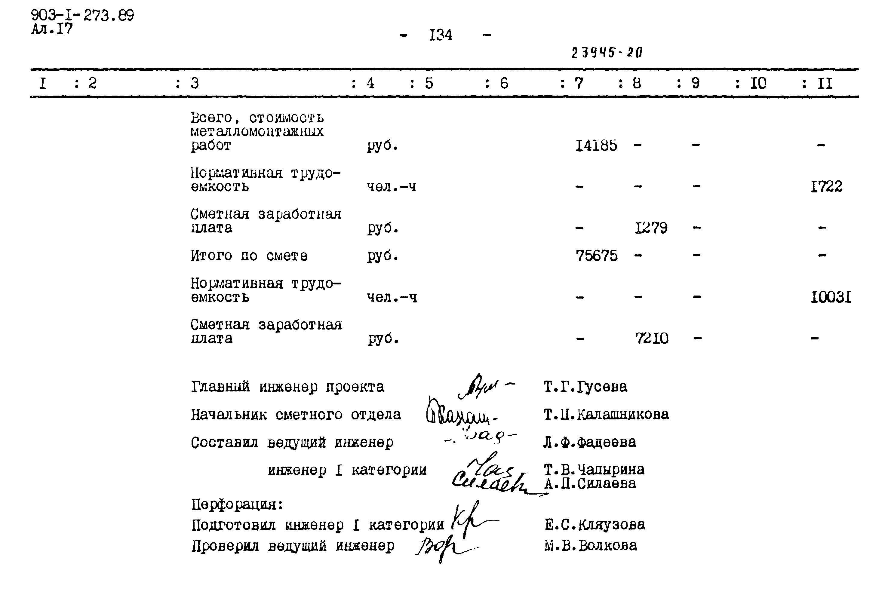 Типовой проект 903-1-273.89