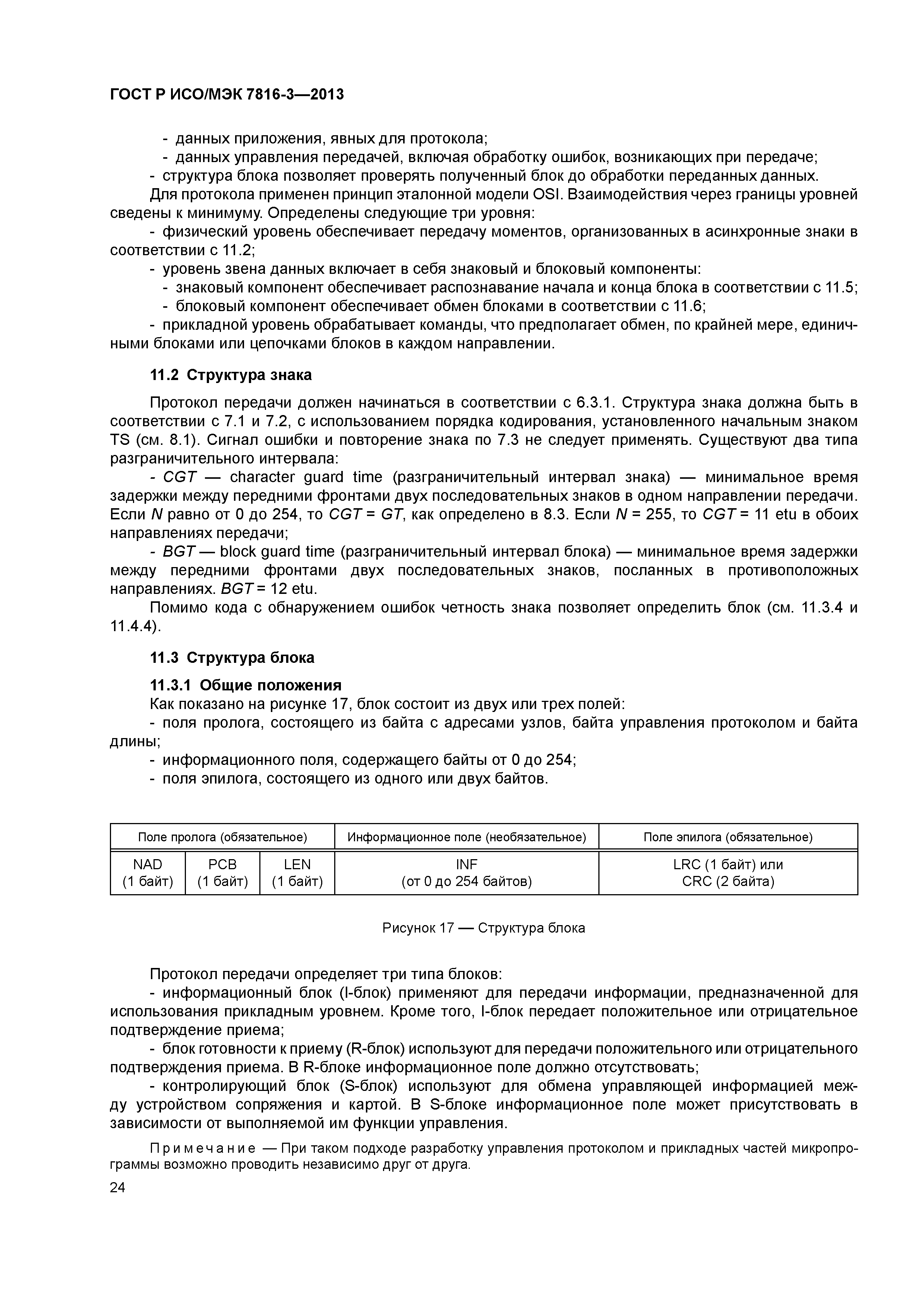 ГОСТ Р ИСО/МЭК 7816-3-2013