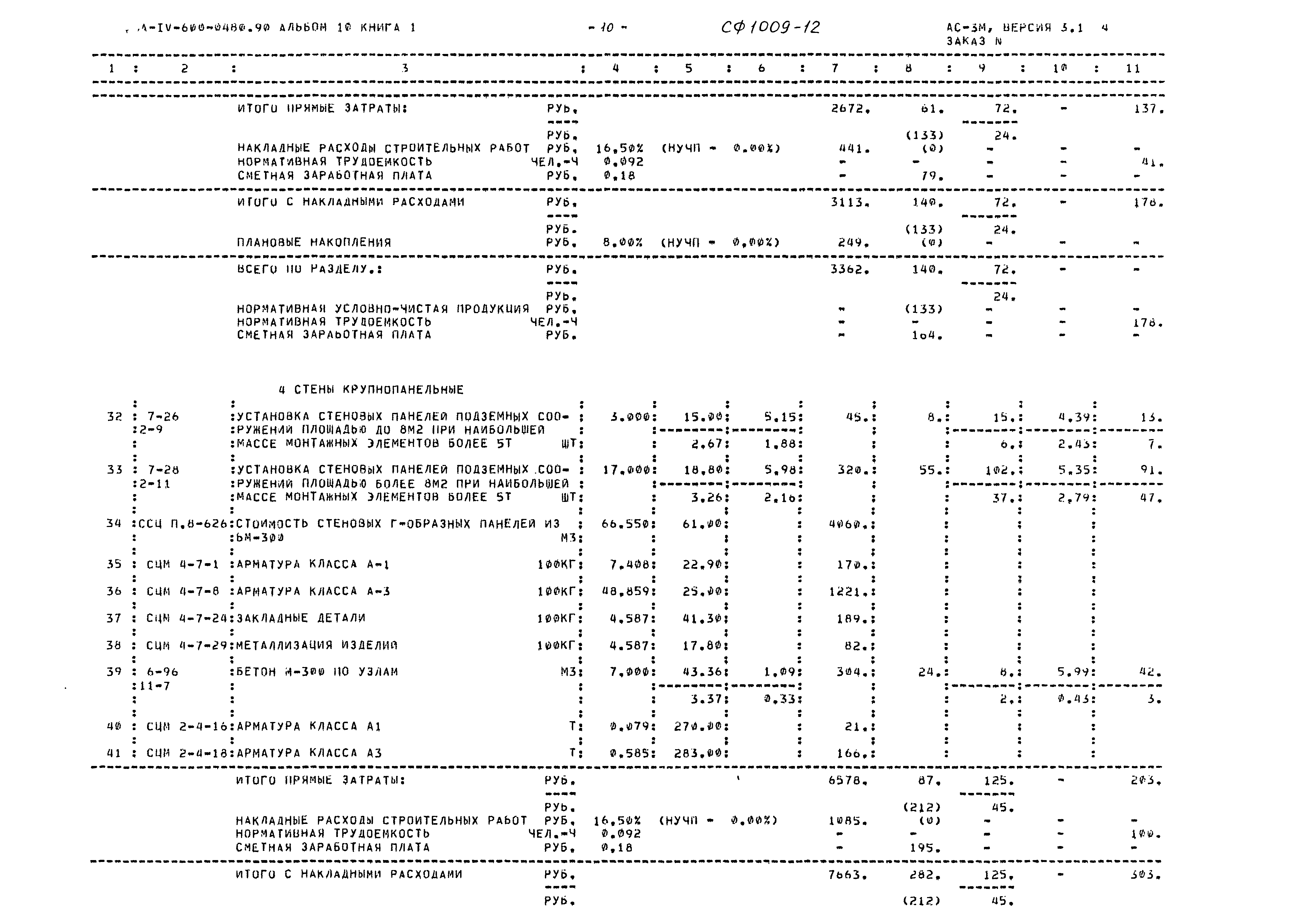 Типовые проектные решения А-IV-600-0480.90