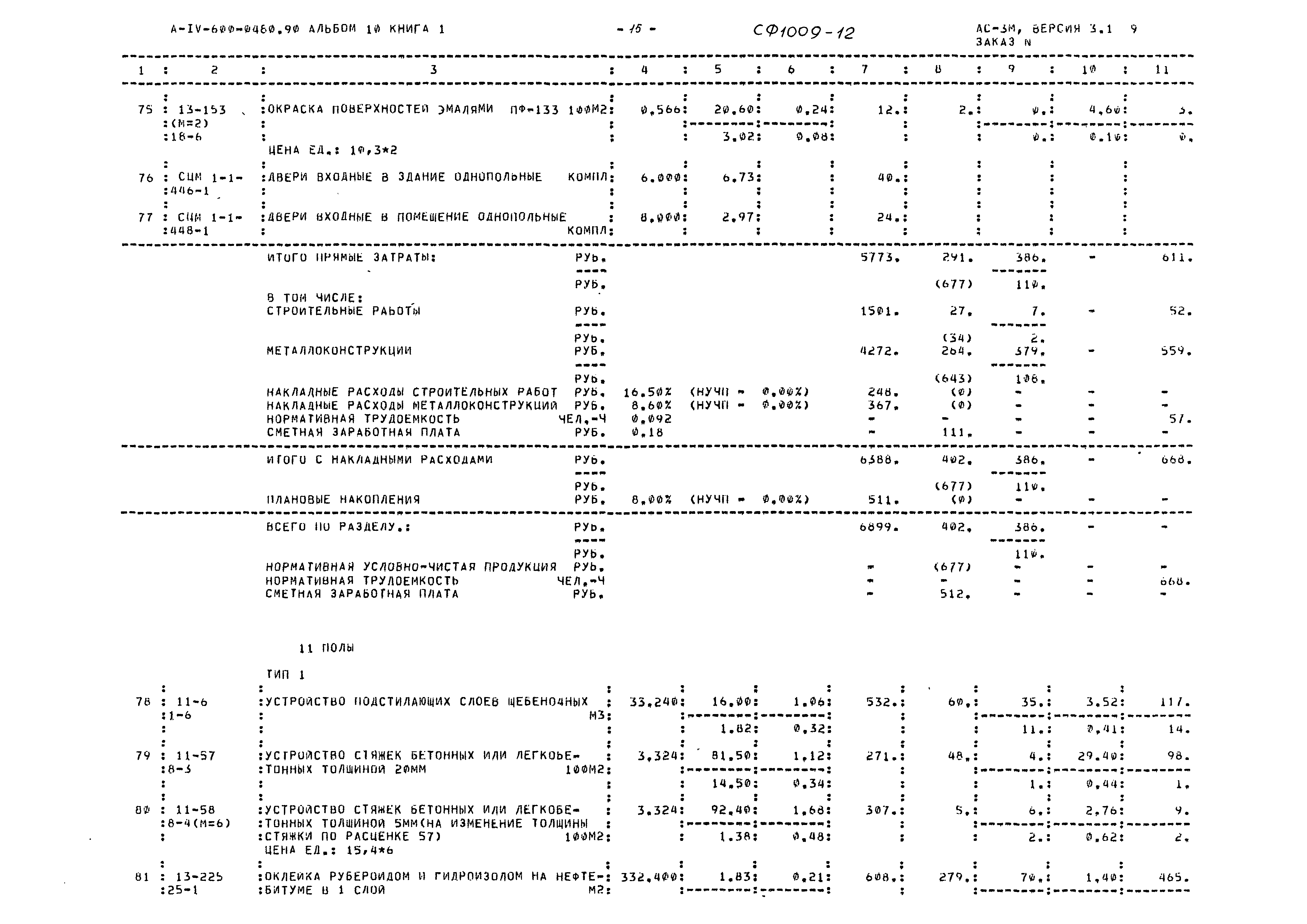 Типовые проектные решения А-IV-600-0480.90