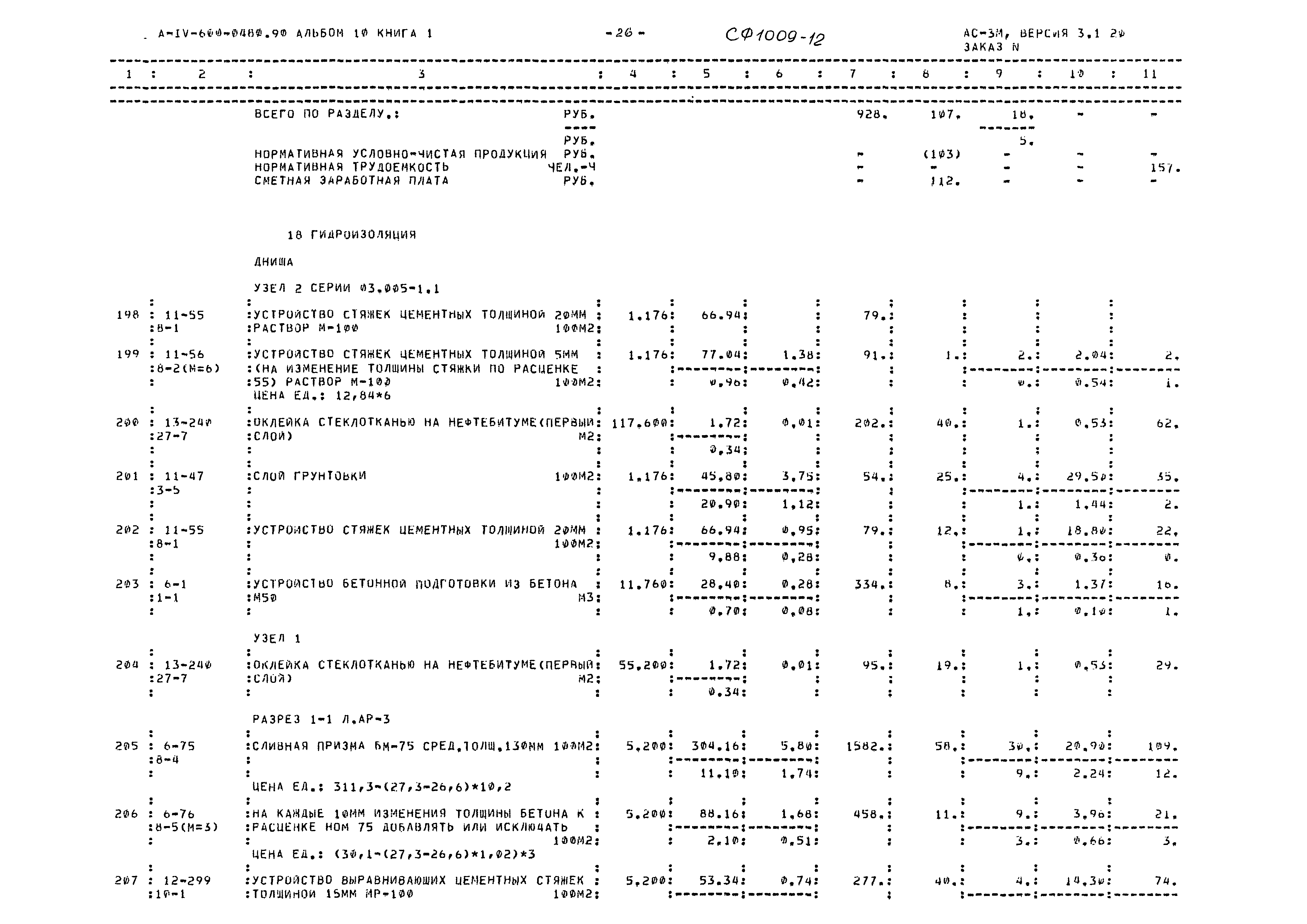 Типовые проектные решения А-IV-600-0480.90