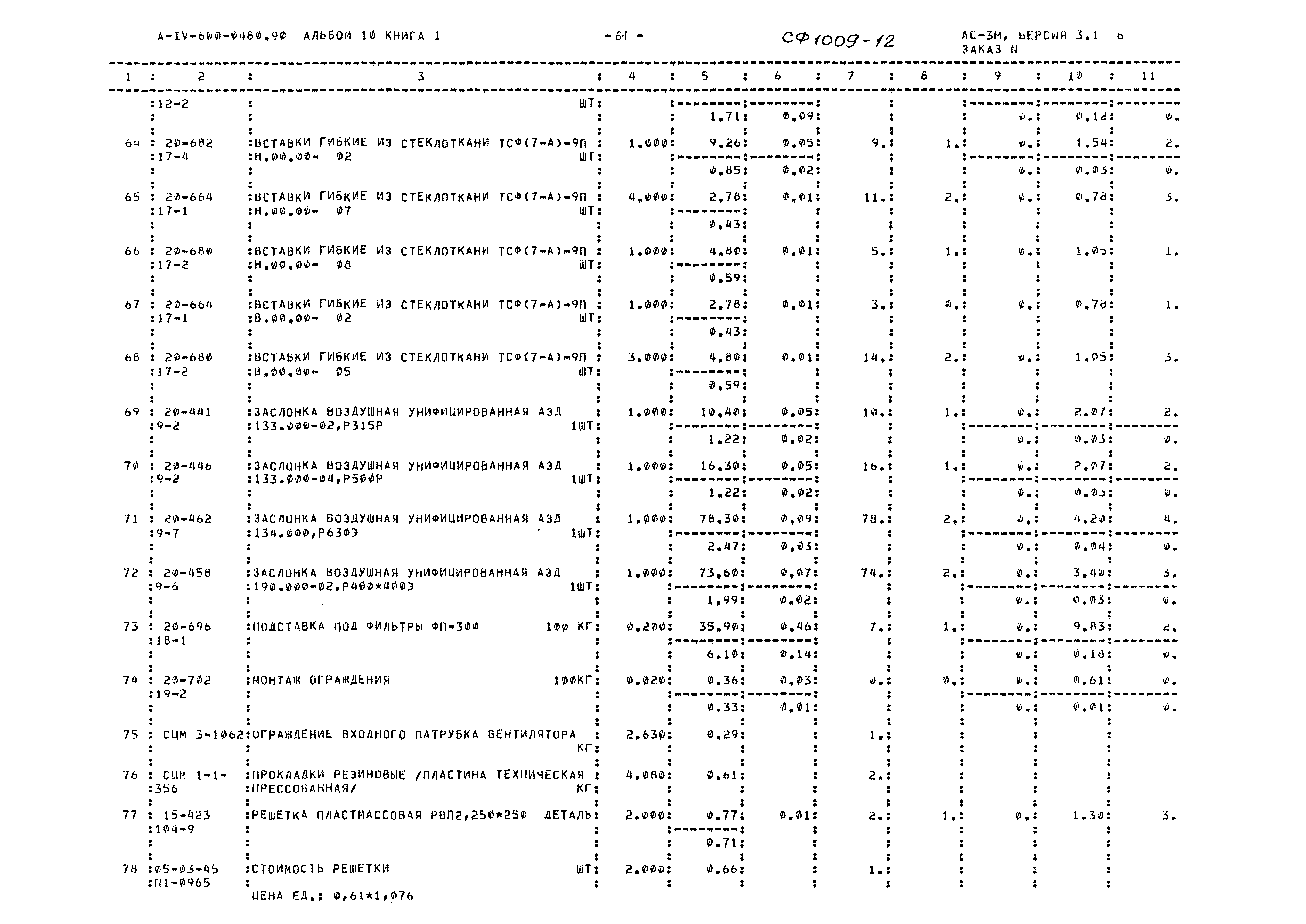 Типовые проектные решения А-IV-600-0480.90