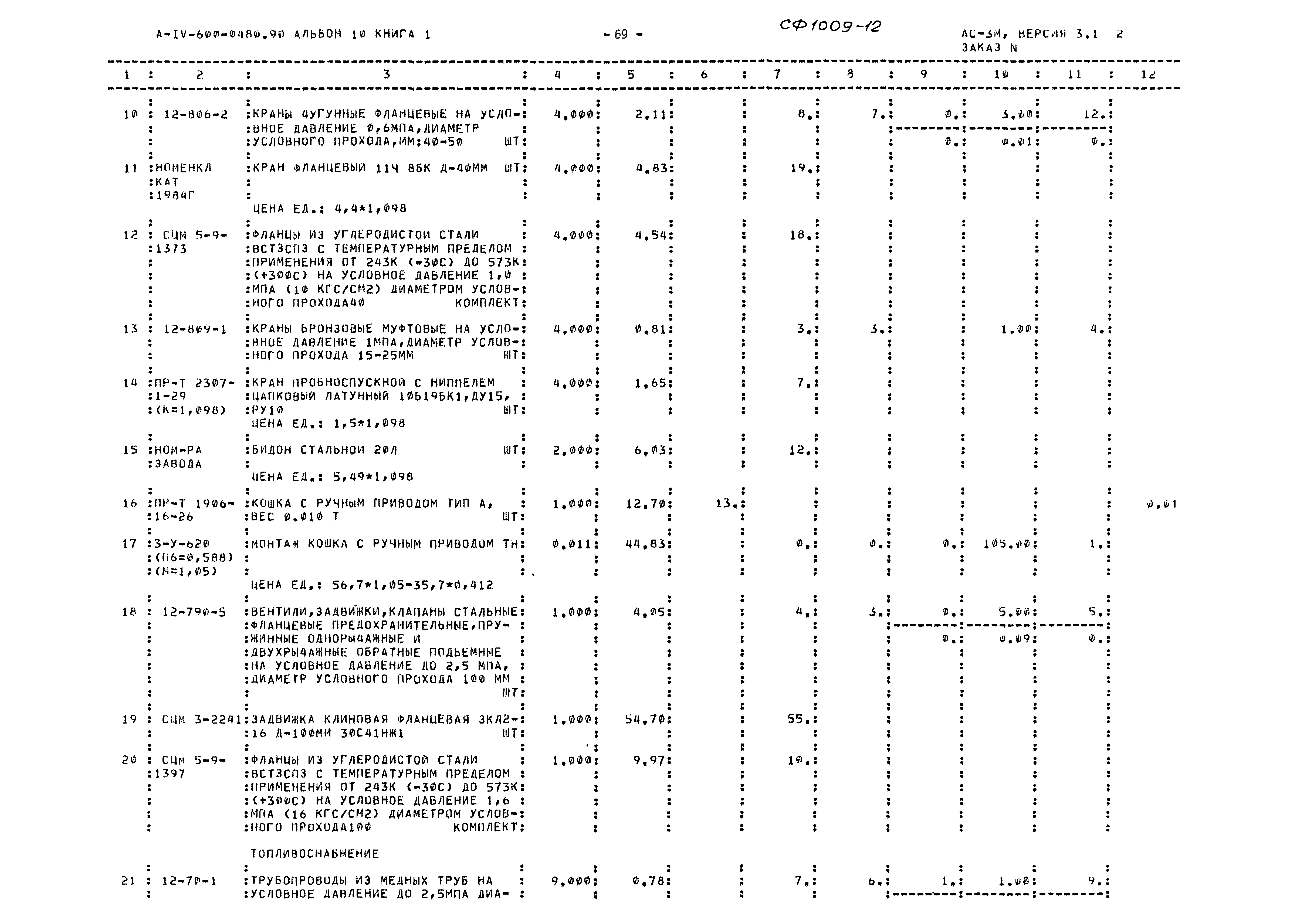 Типовые проектные решения А-IV-600-0480.90