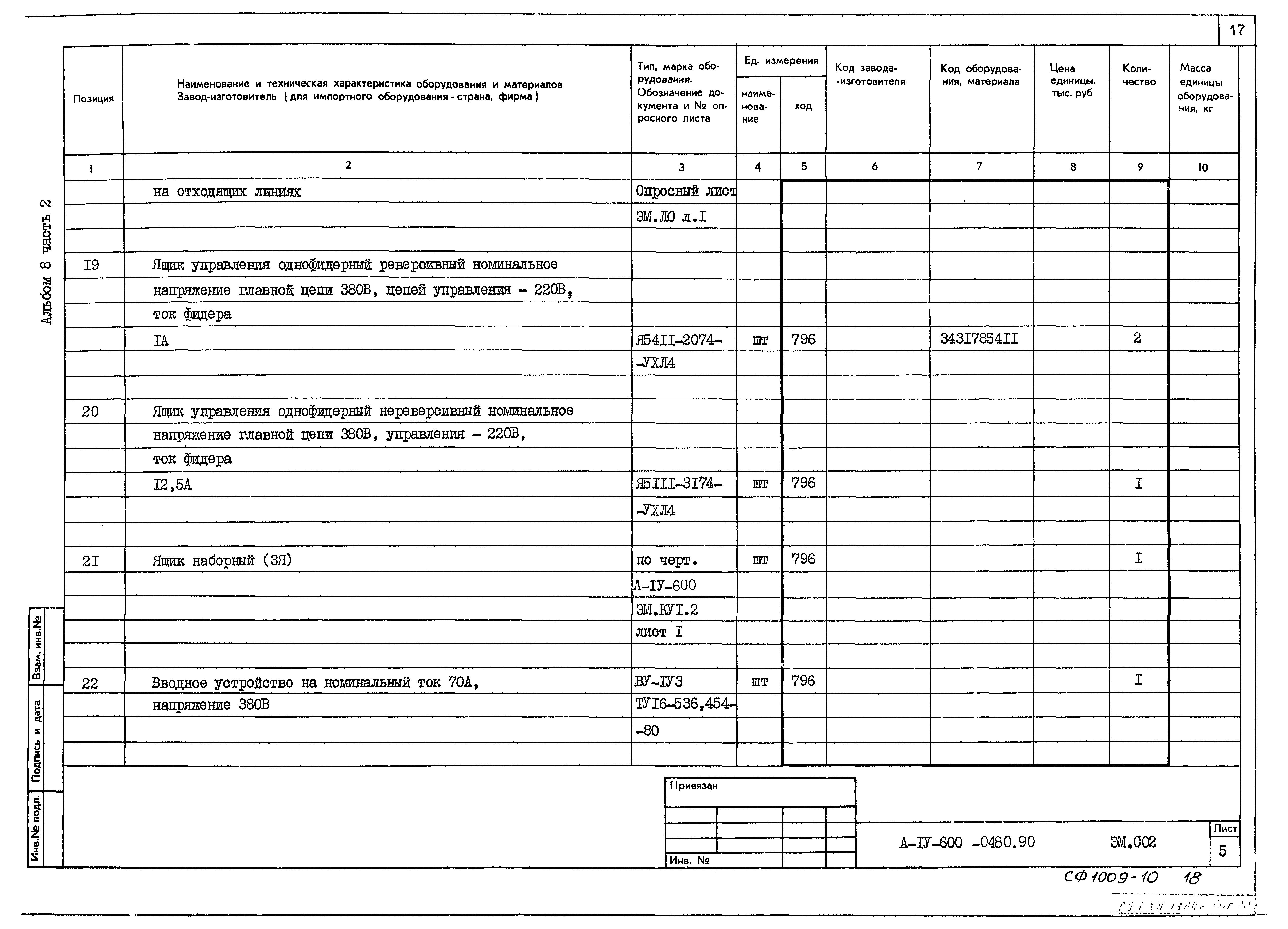 Типовые проектные решения А-IV-600-0480.90