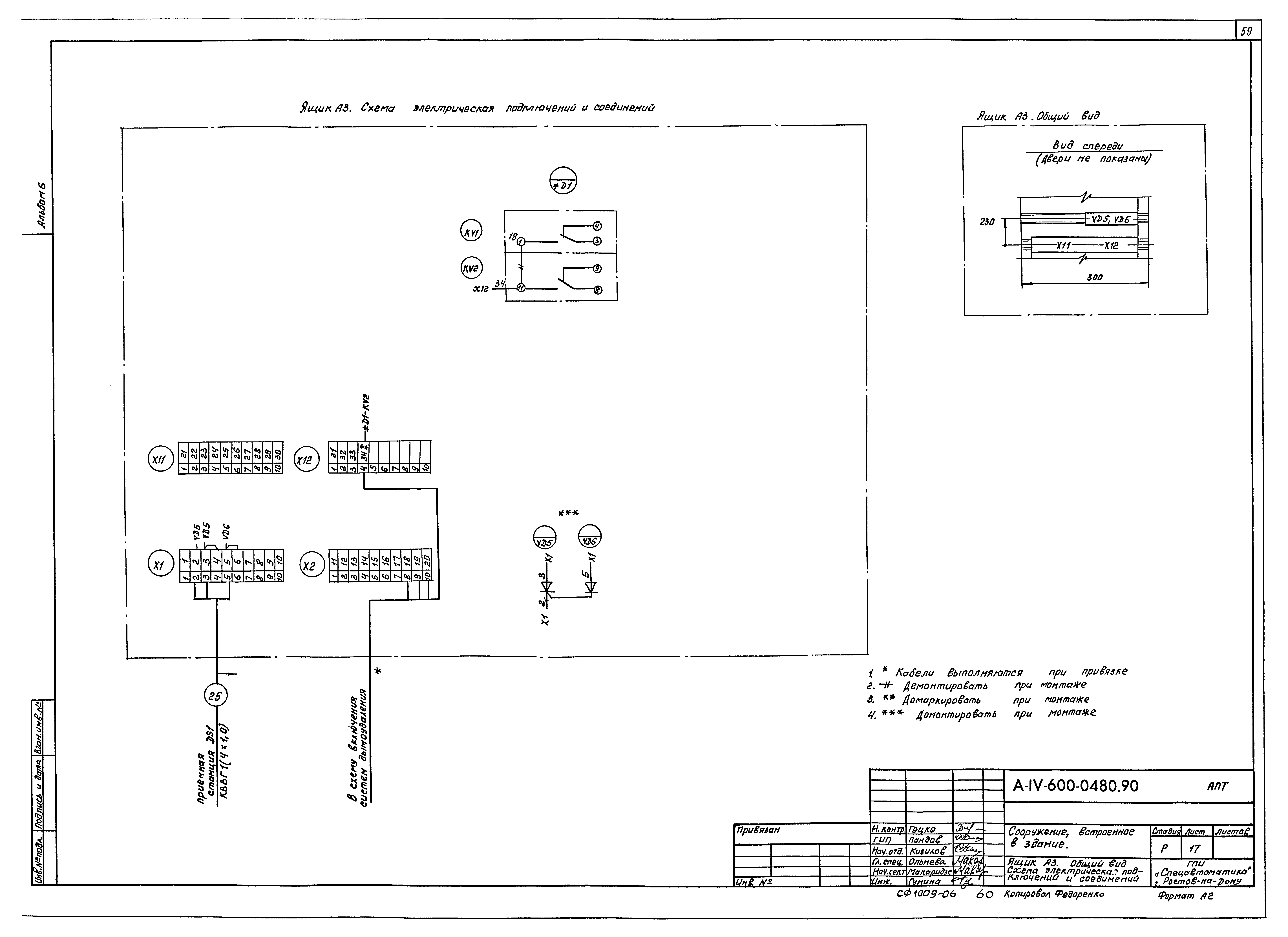 Типовые проектные решения А-IV-600-0480.90