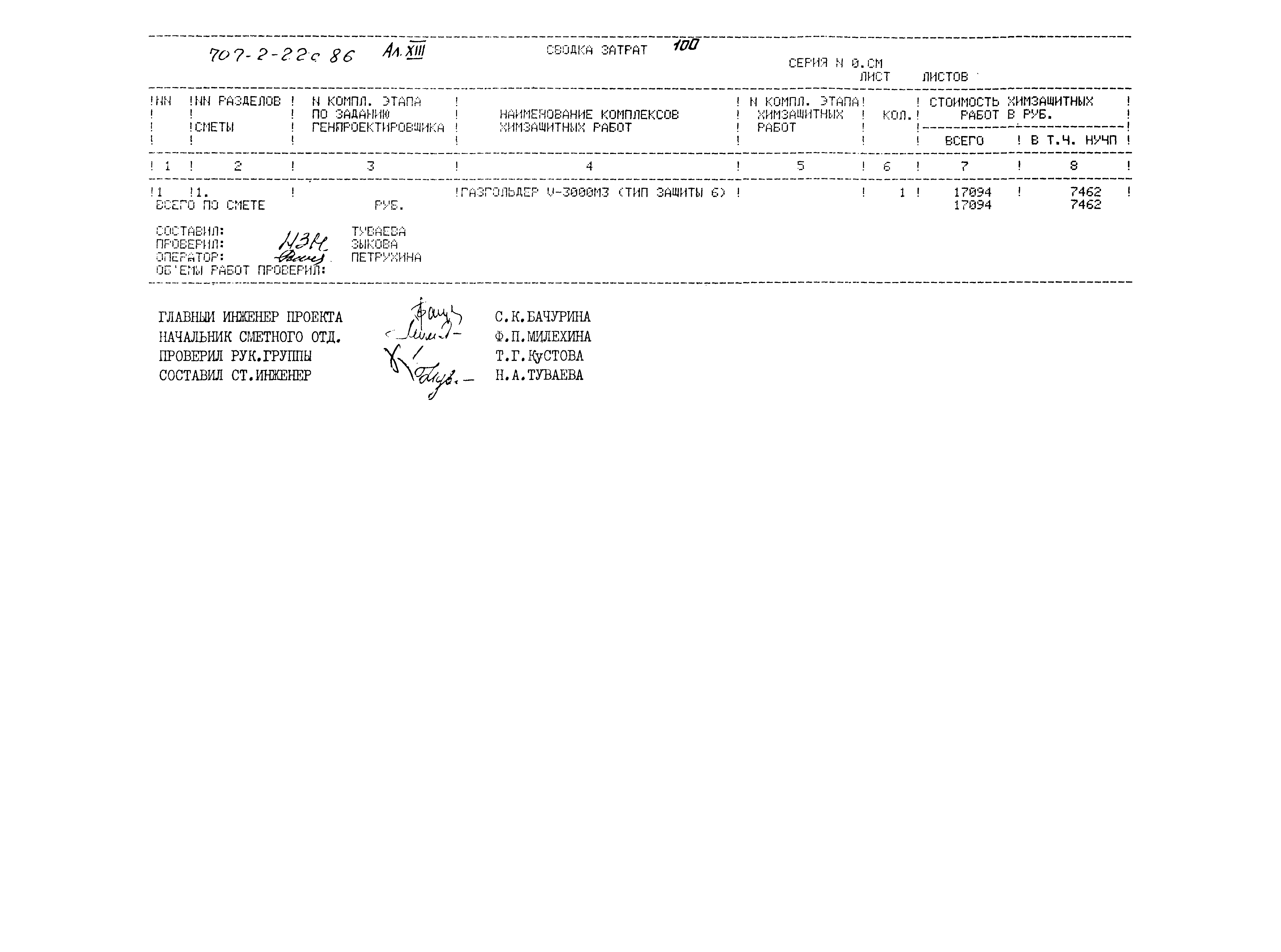 Типовой проект 707-2-22с.86