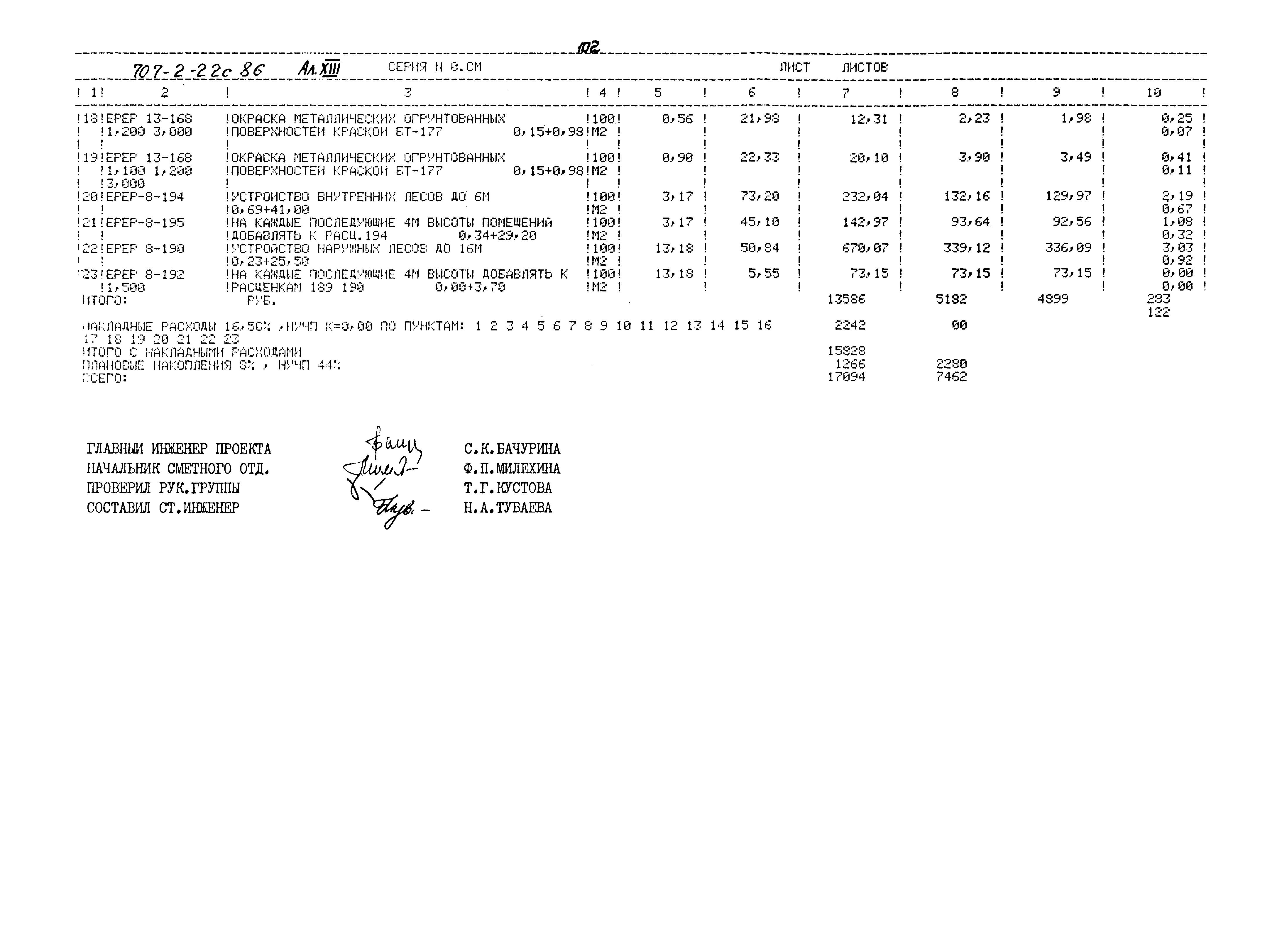 Типовой проект 707-2-22с.86