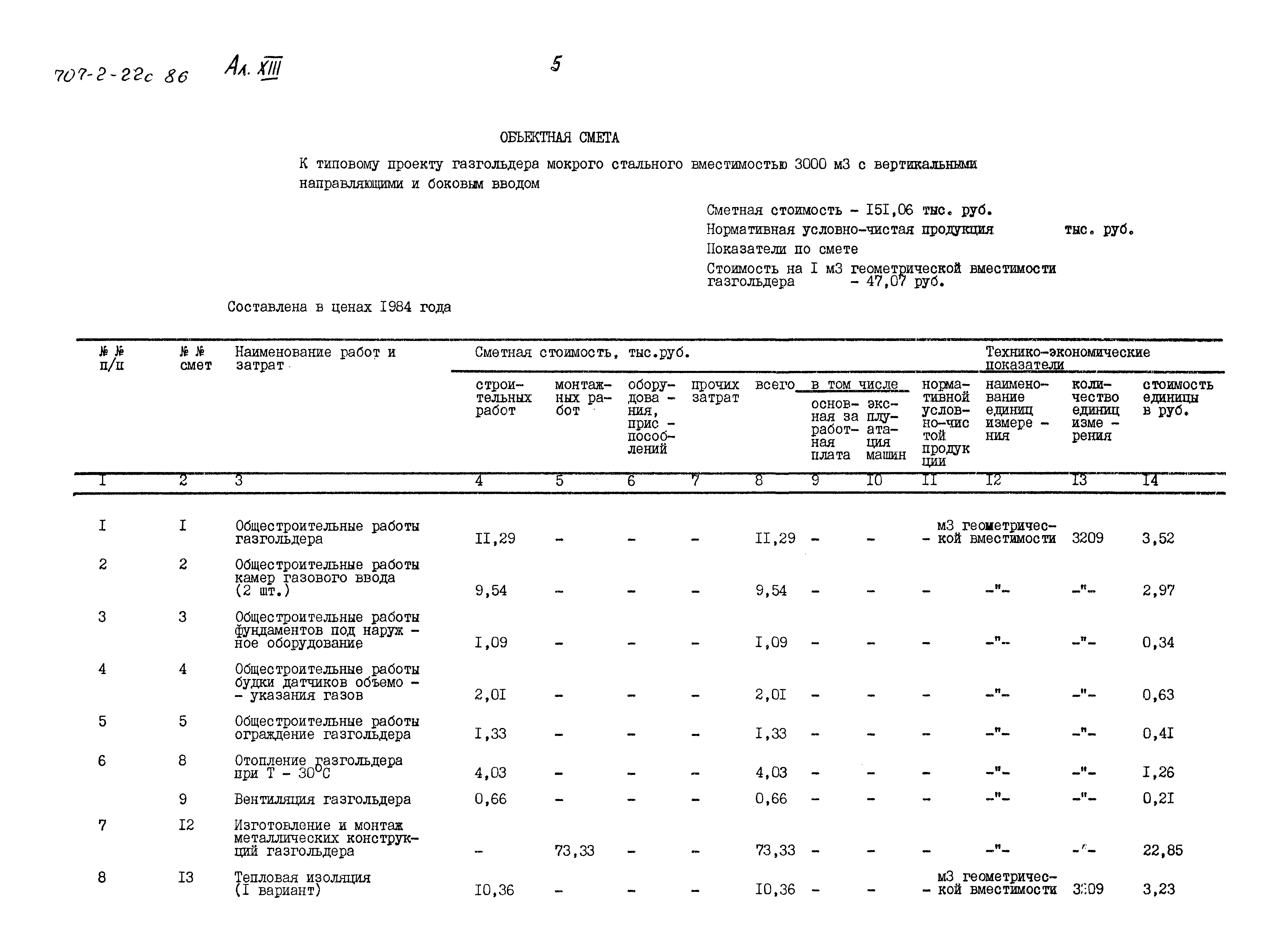 Типовой проект 707-2-22с.86