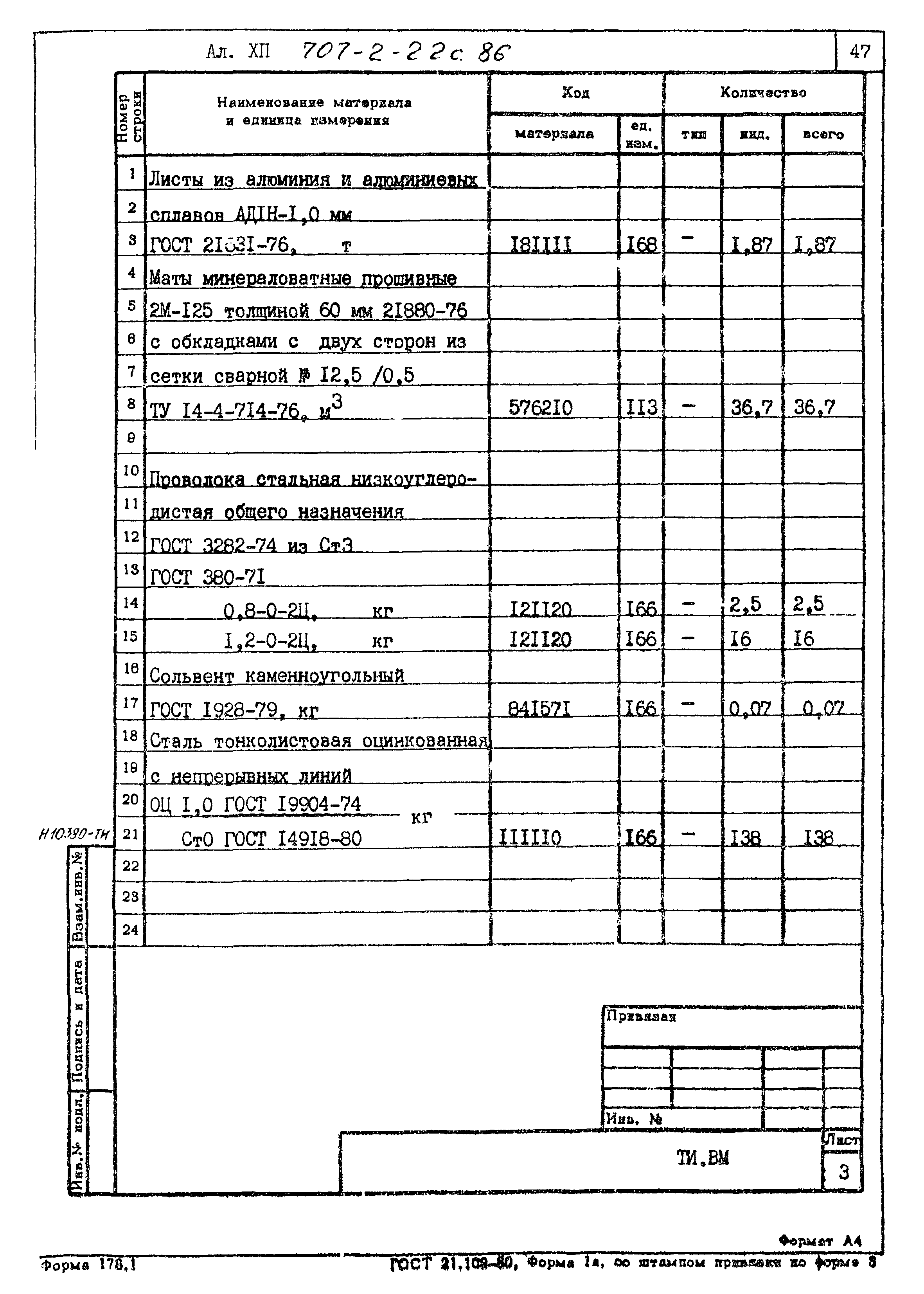 Типовой проект 707-2-22с.86