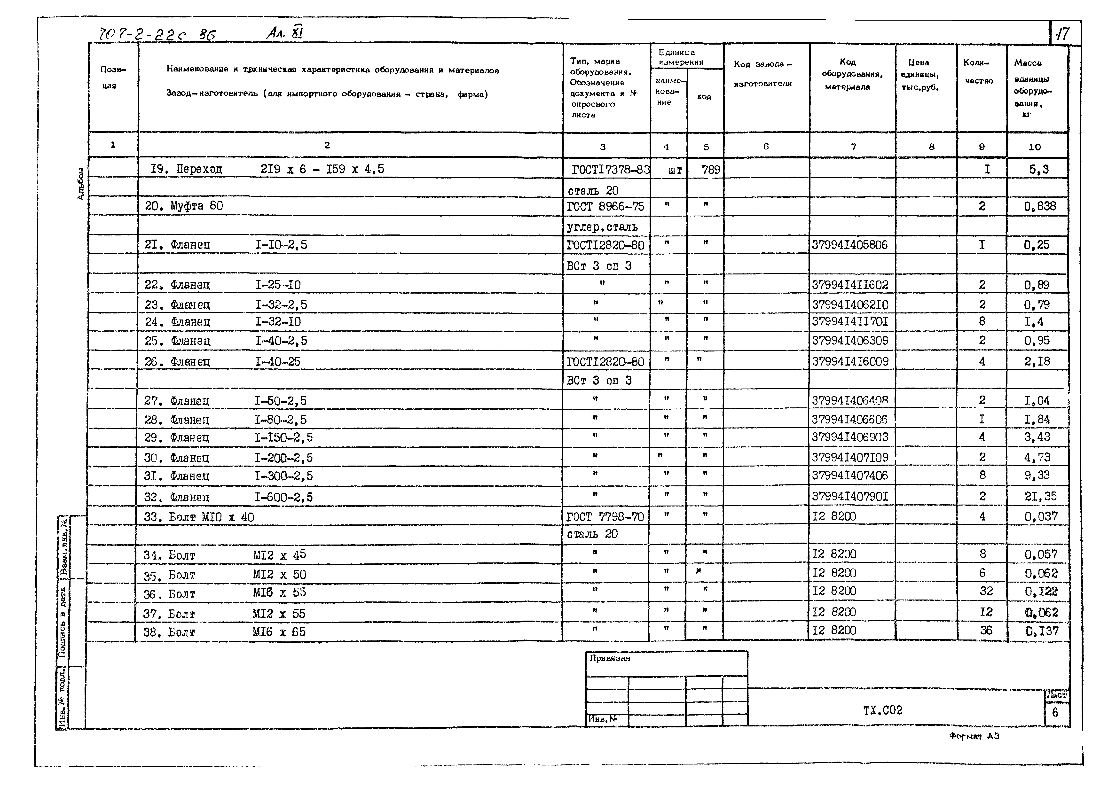 Типовой проект 707-2-22с.86