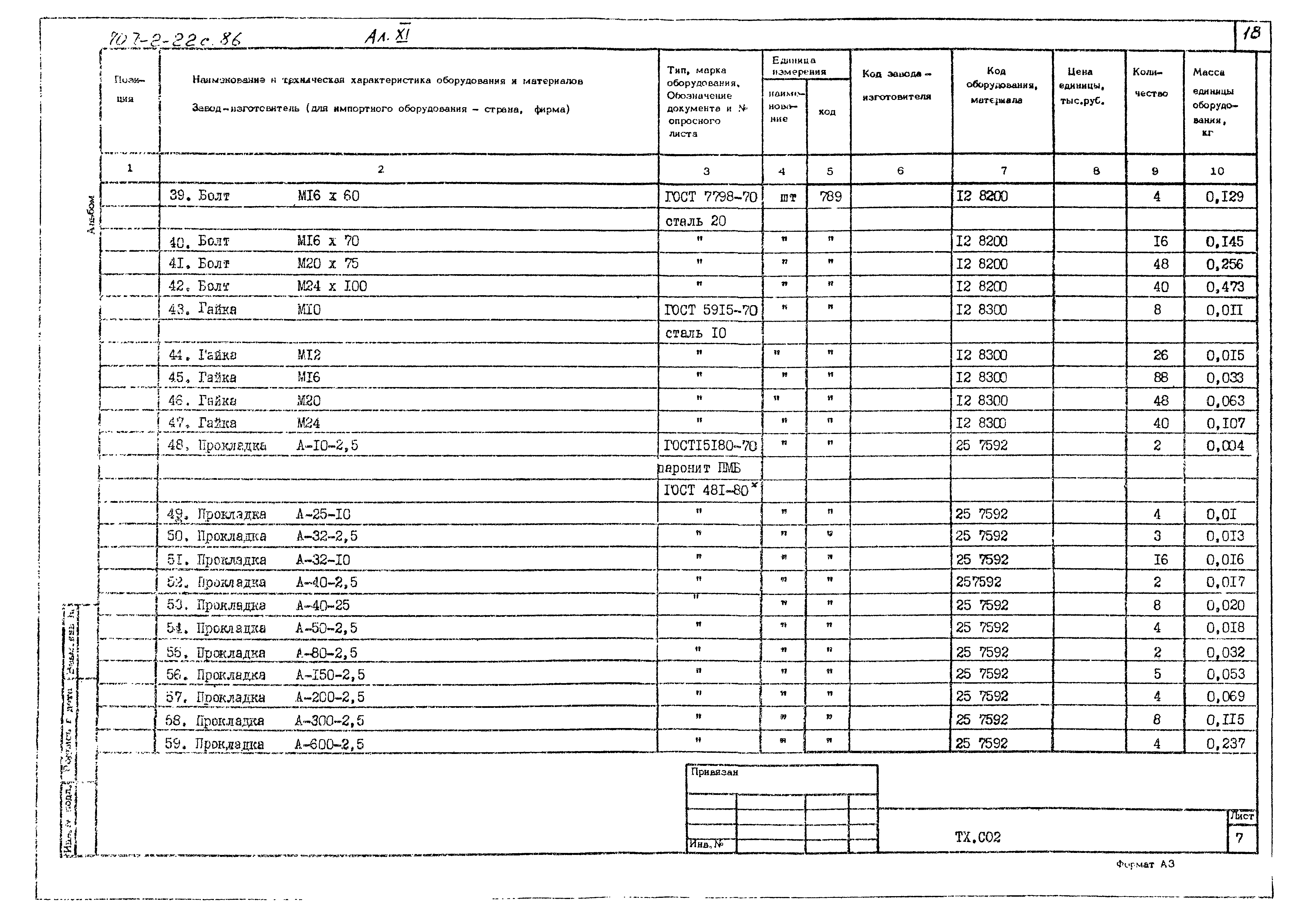 Типовой проект 707-2-22с.86