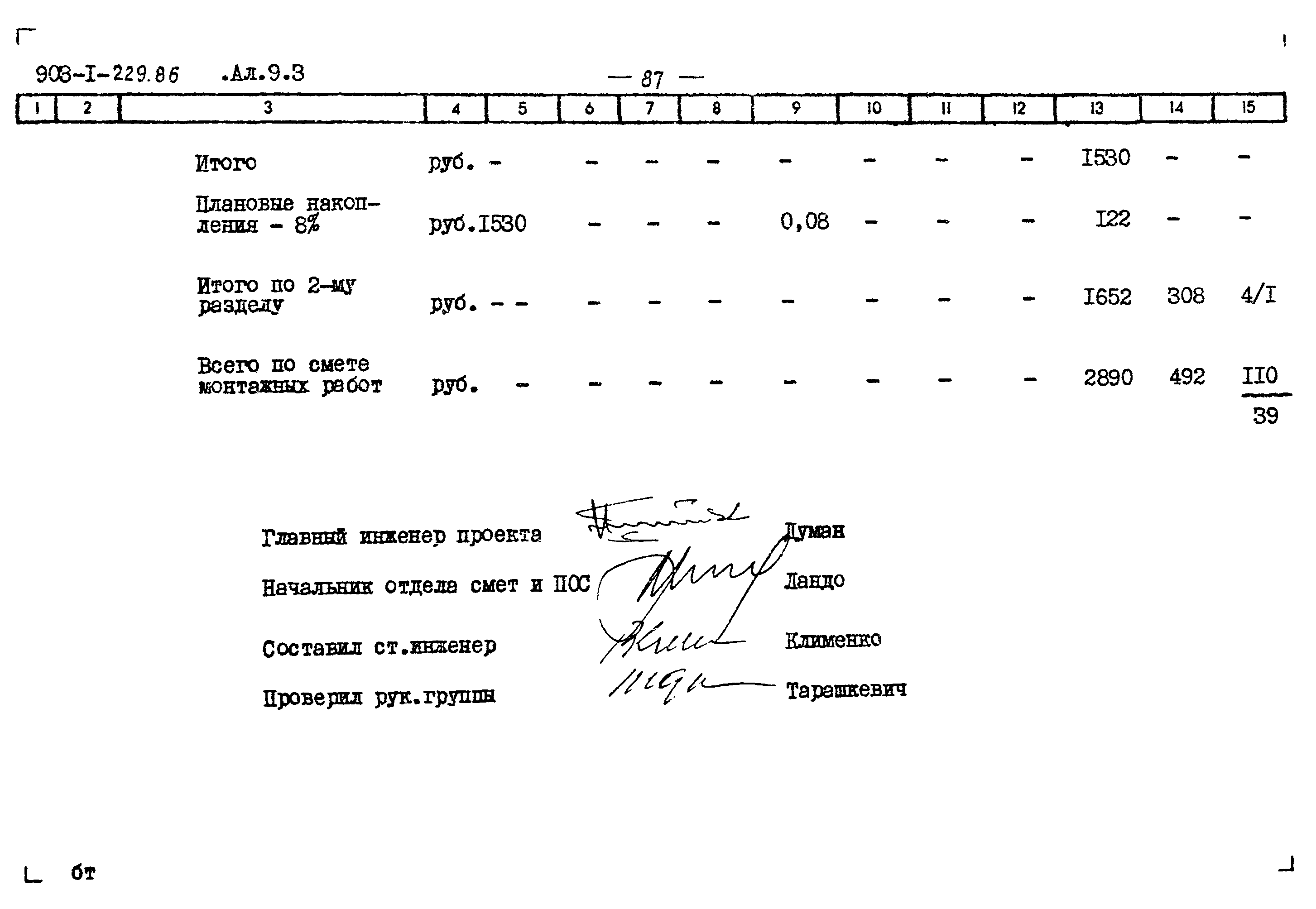 Типовой проект 903-1-229.86