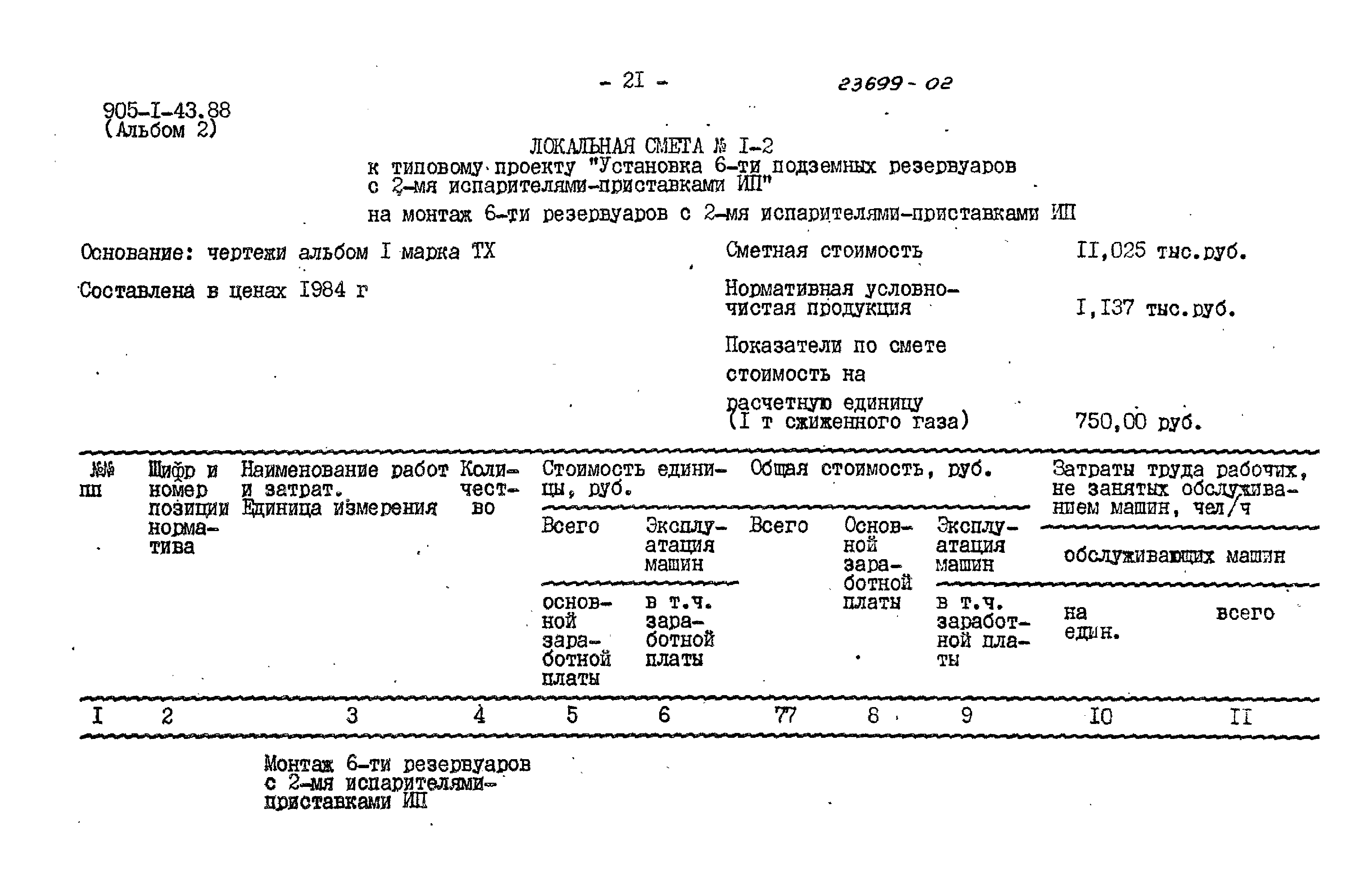 Типовой проект 905-1-43.88