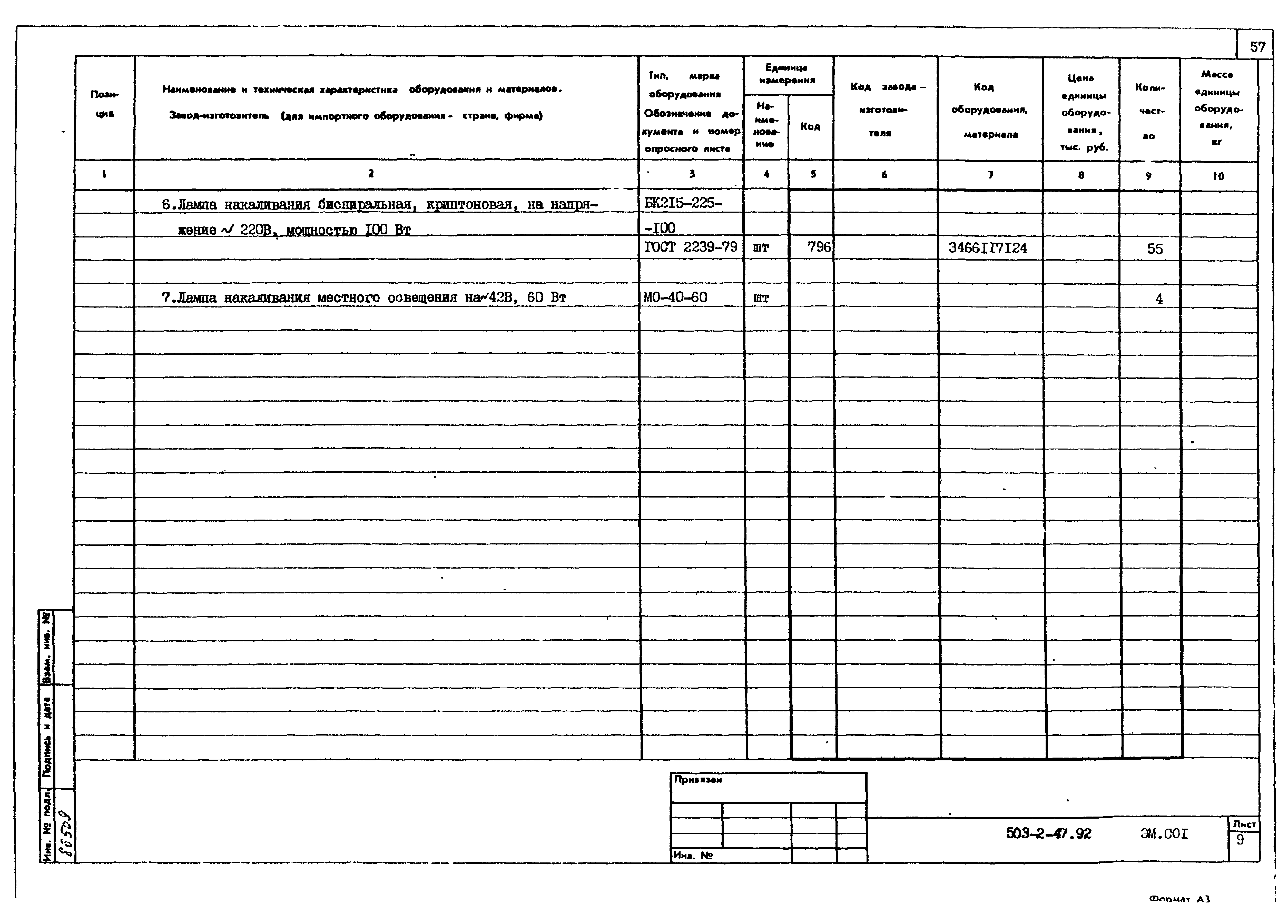 Типовой проект 503-2-47.92