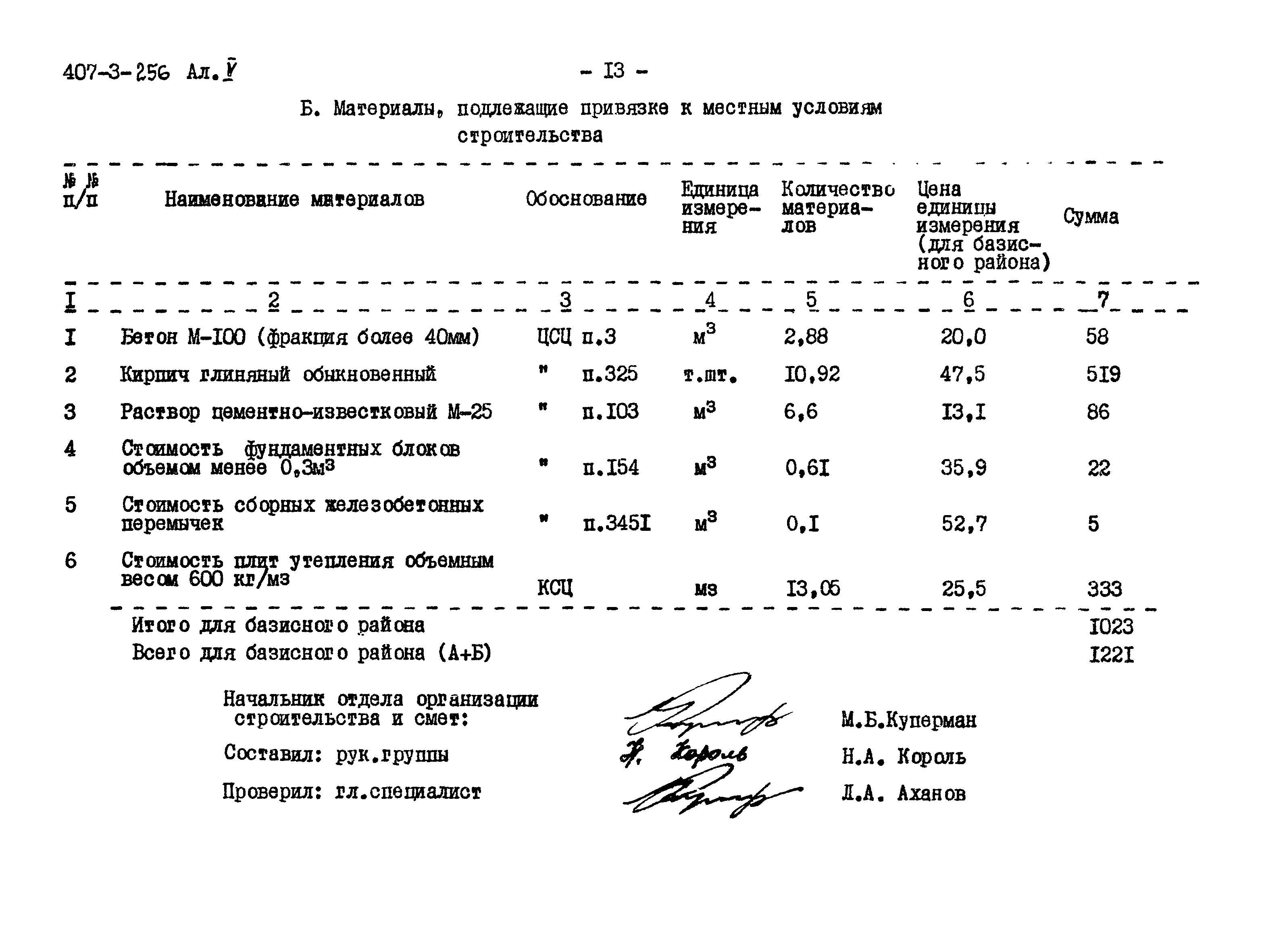 Типовой проект 407-3-256