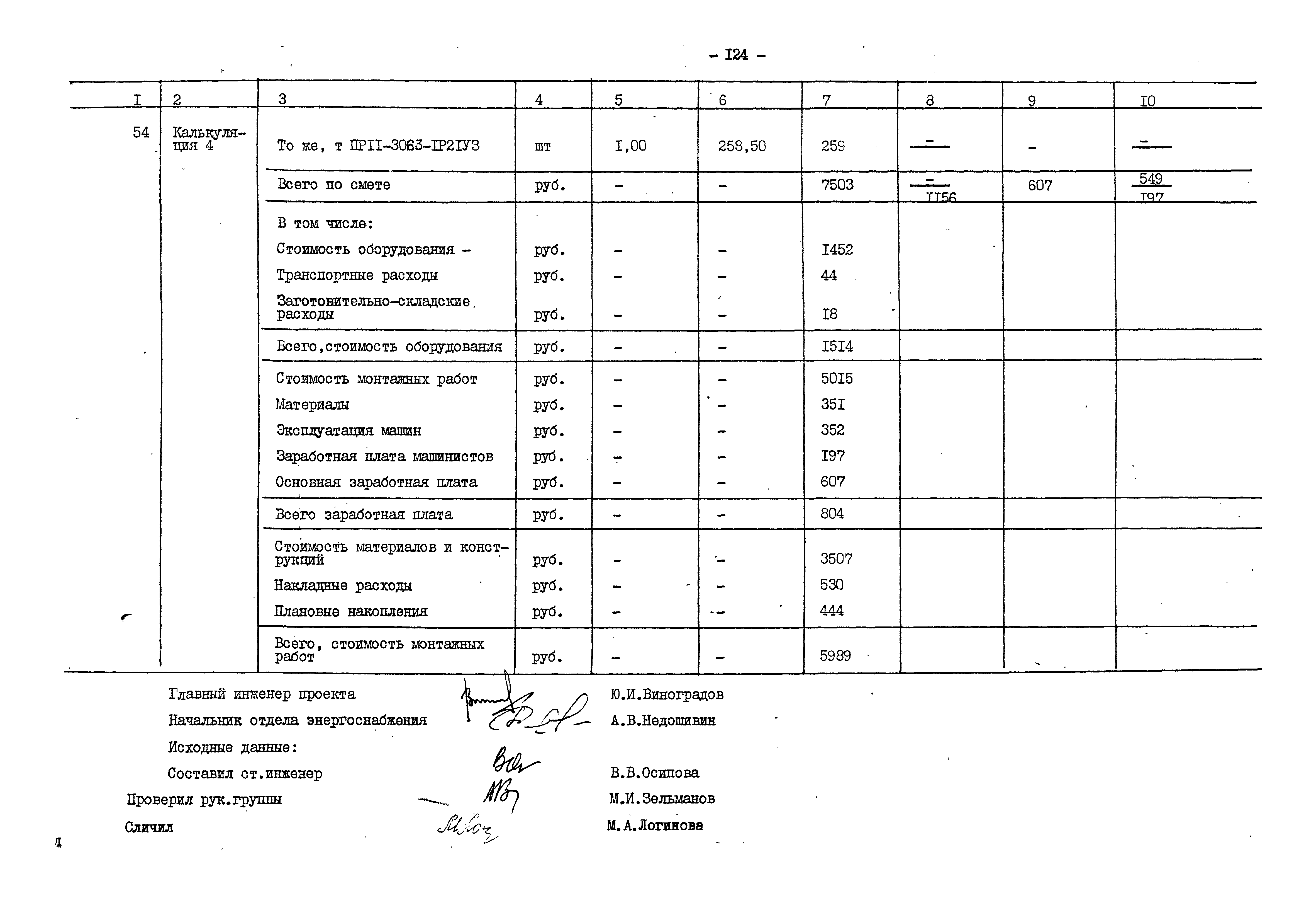 Типовой проект 501-5-62.86