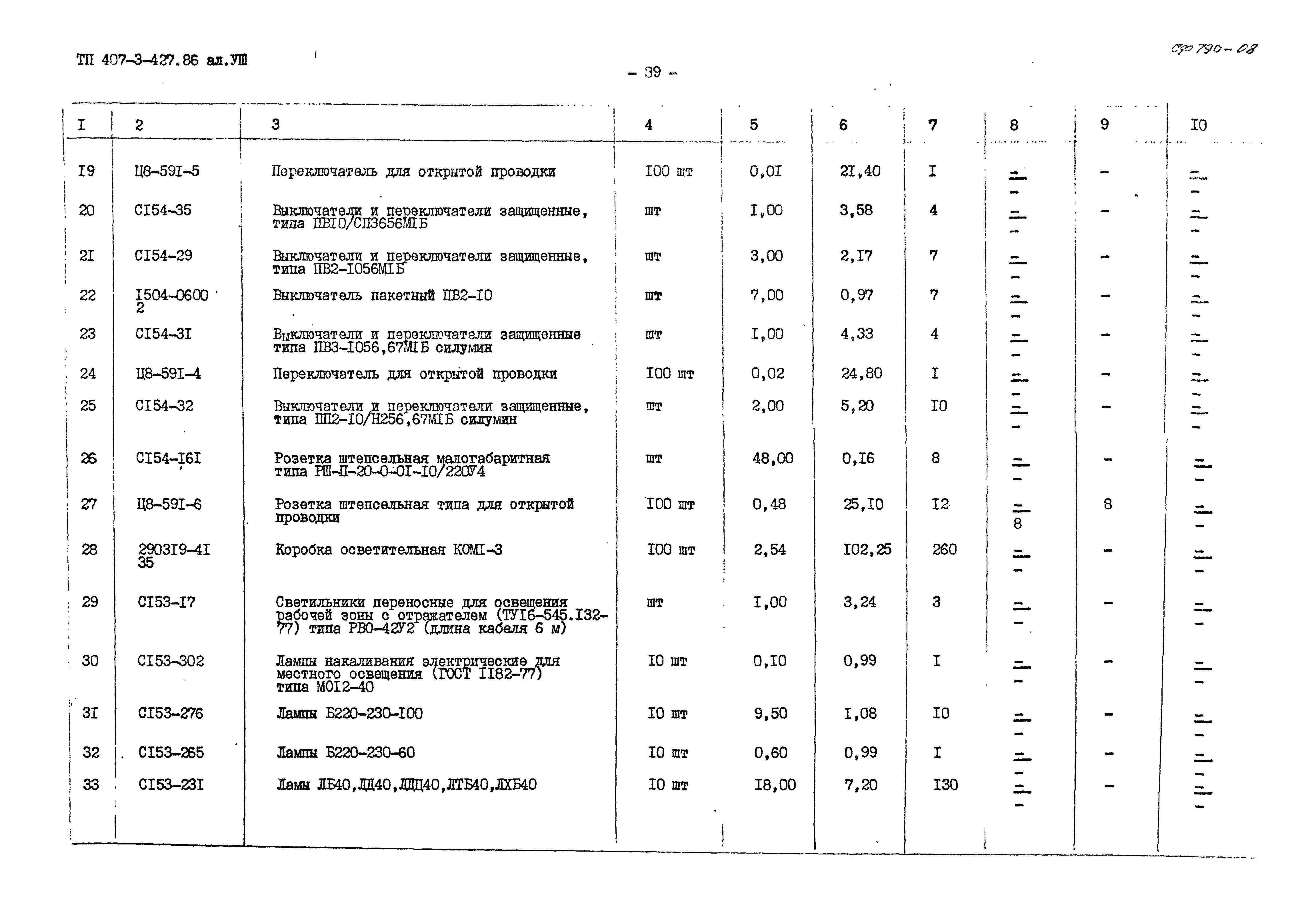 Типовой проект 407-3-427.86