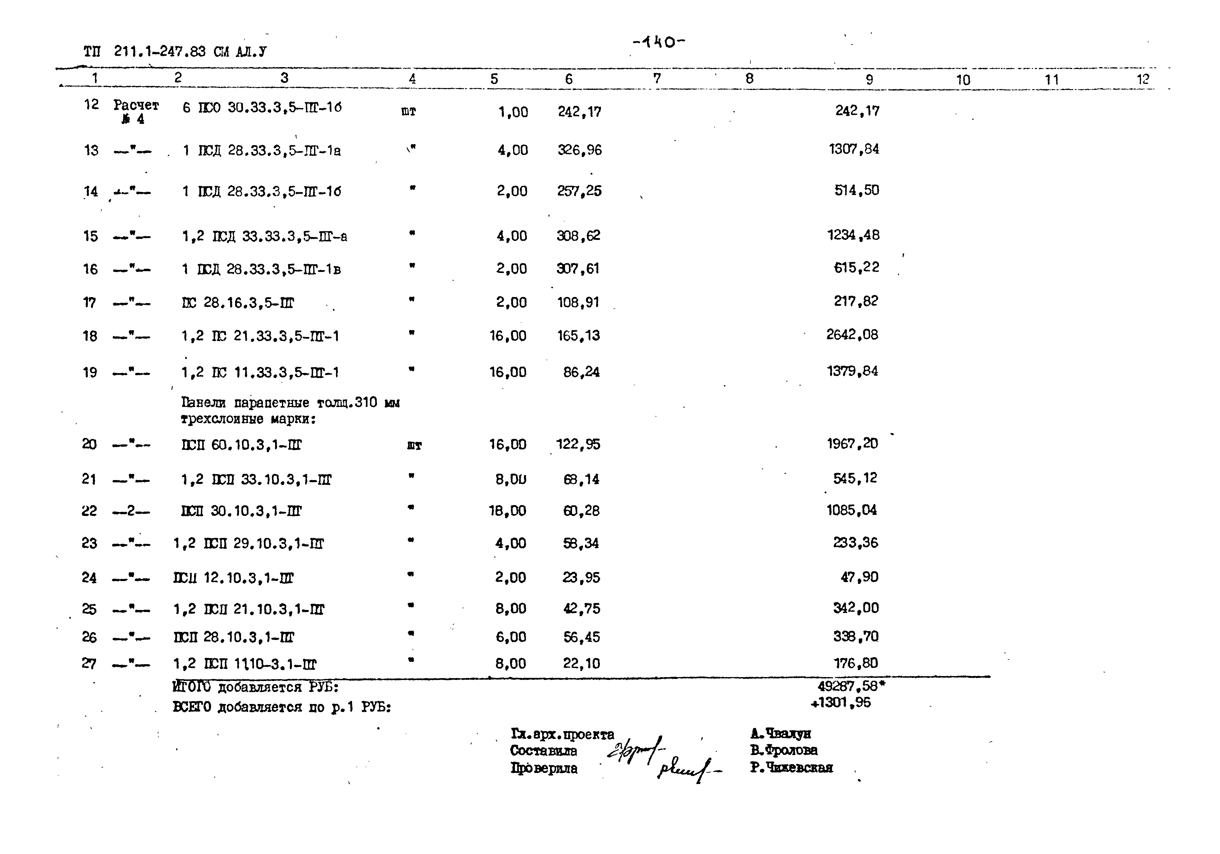 Типовой проект 211-1-247.83