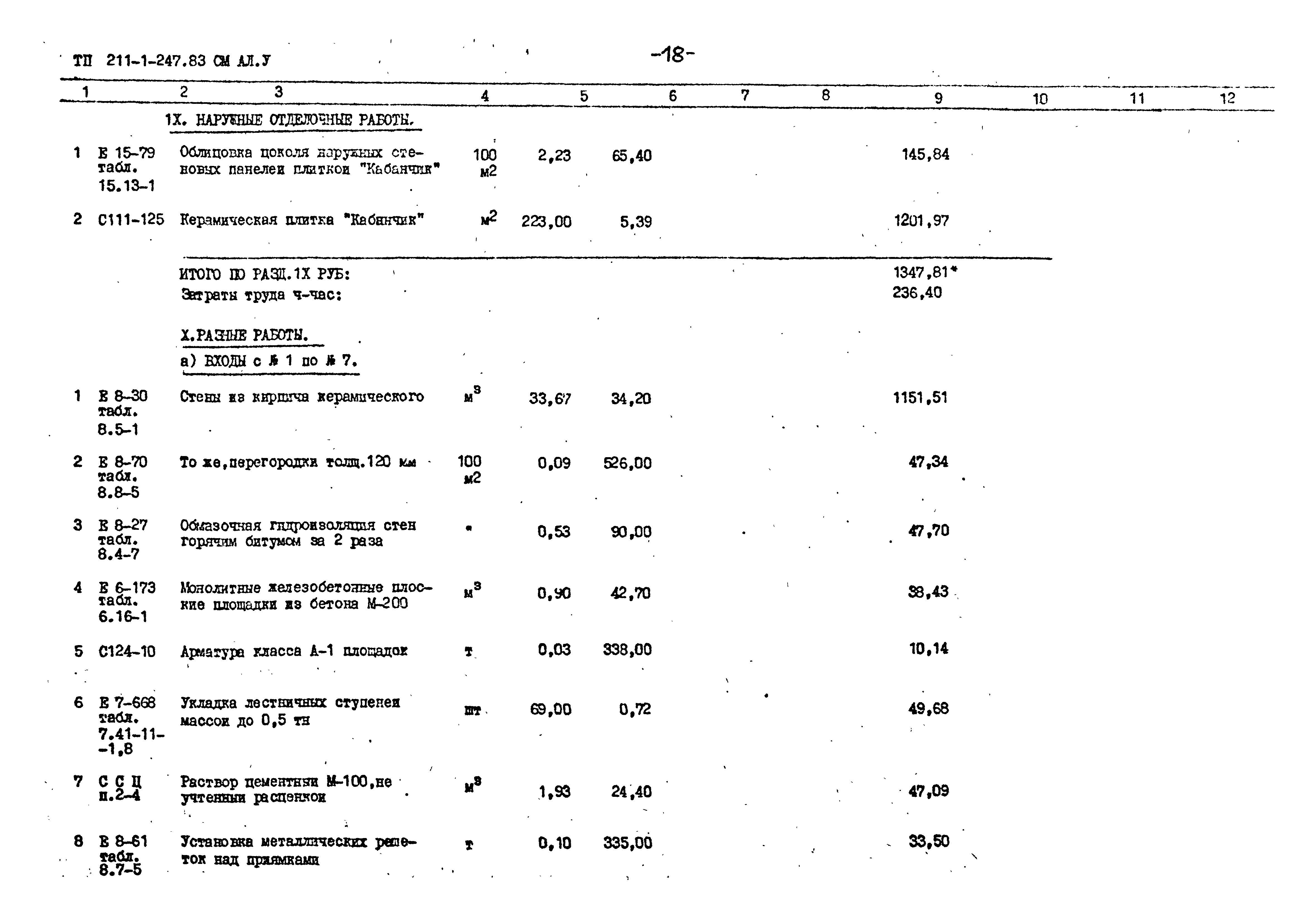 Типовой проект 211-1-247.83