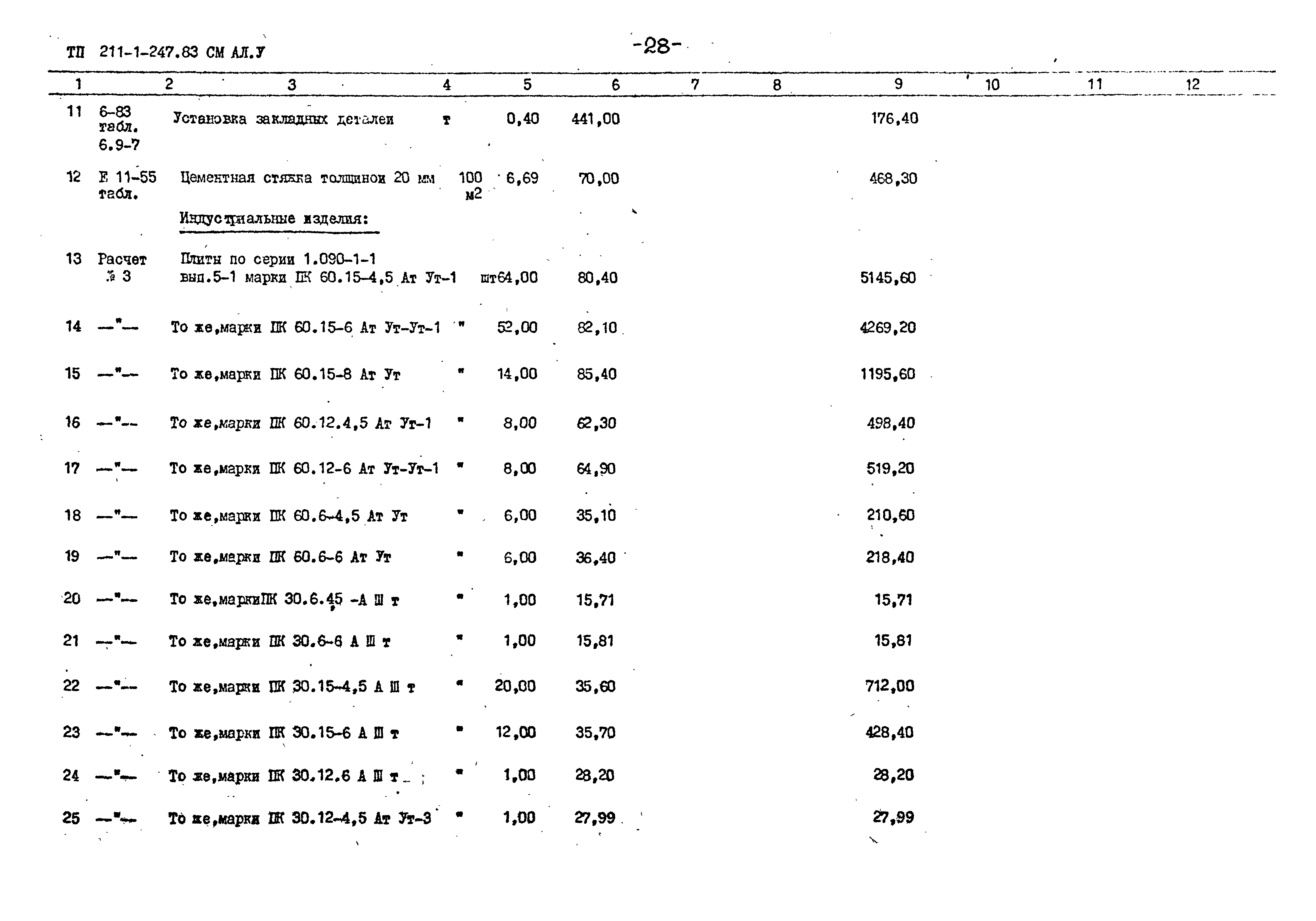 Типовой проект 211-1-247.83