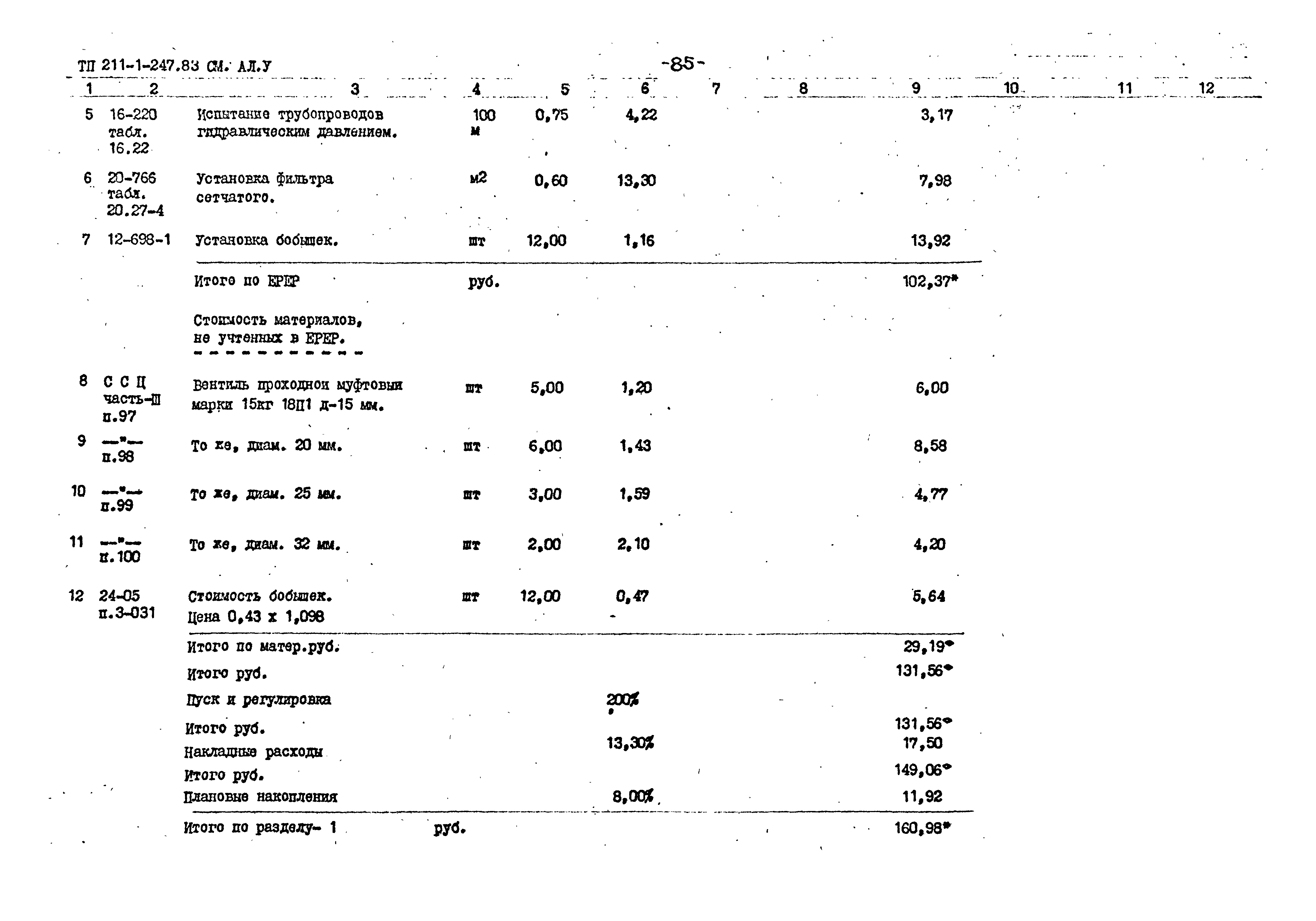 Типовой проект 211-1-247.83