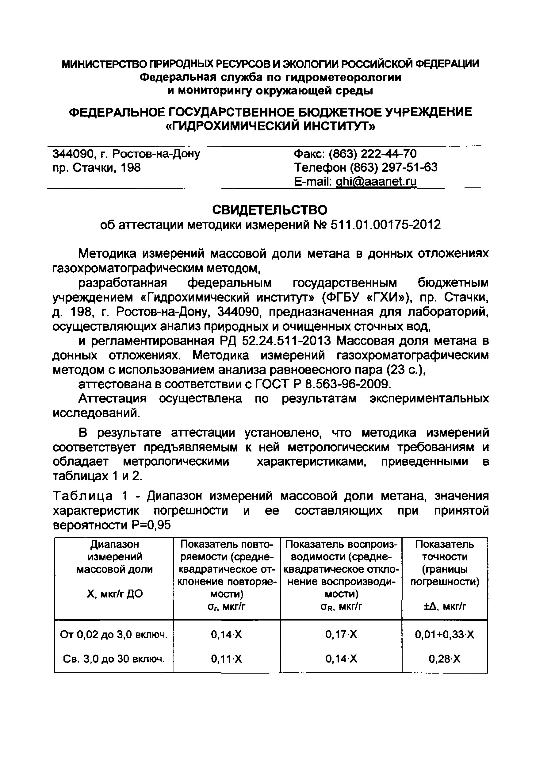 РД 52.24.511-2013