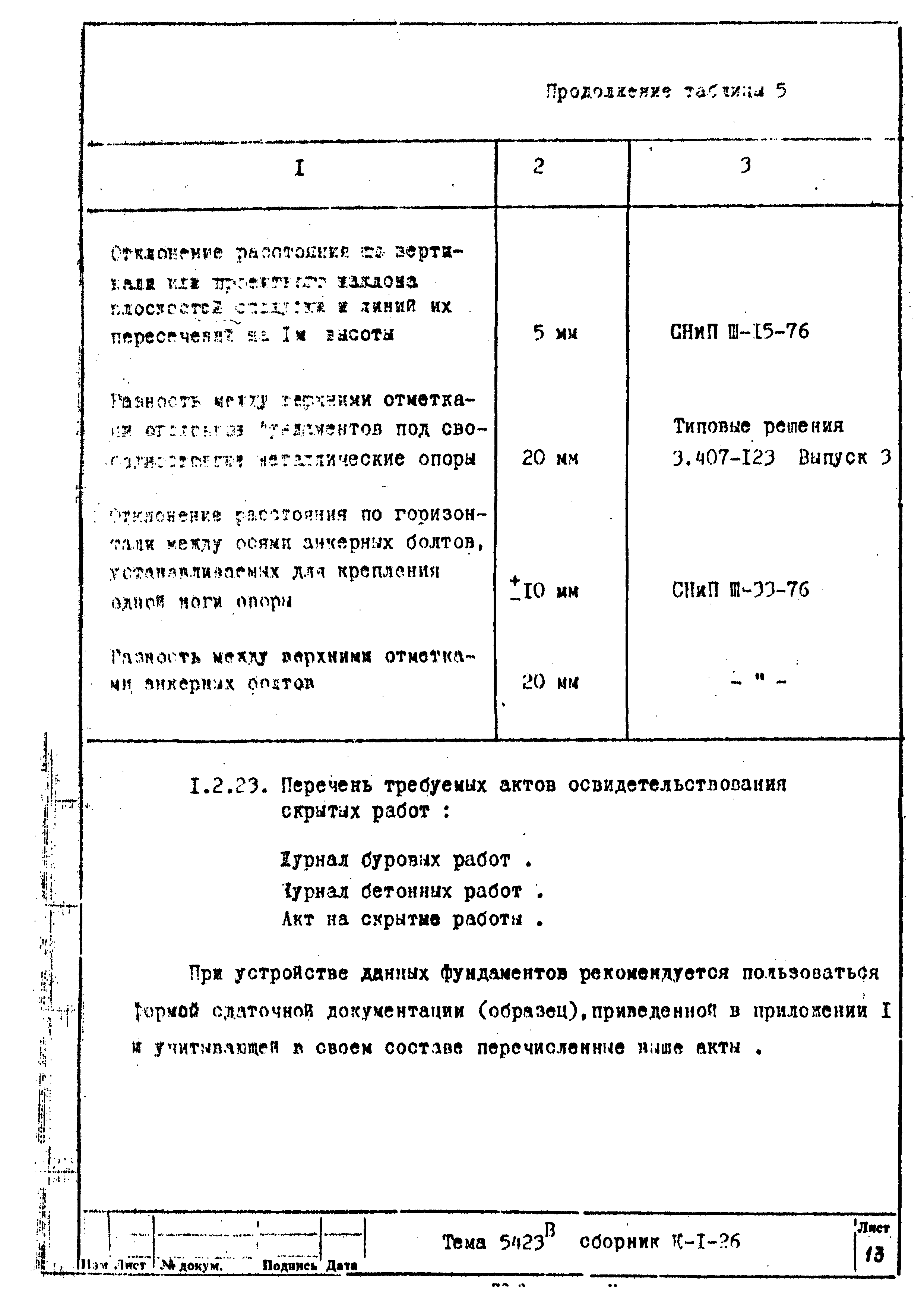 Технологическая карта К-1-26-8