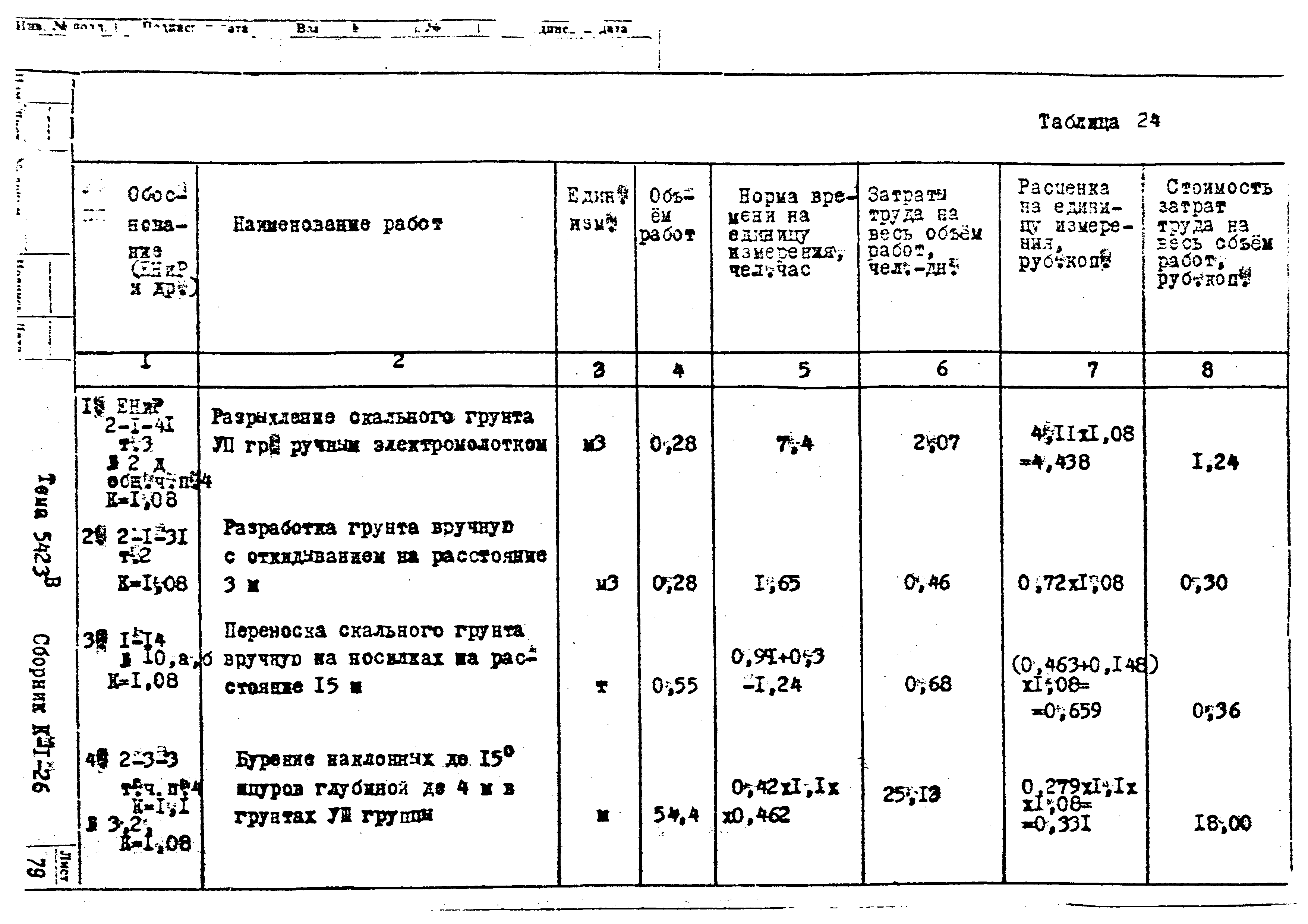 Технологическая карта К-1-26-4