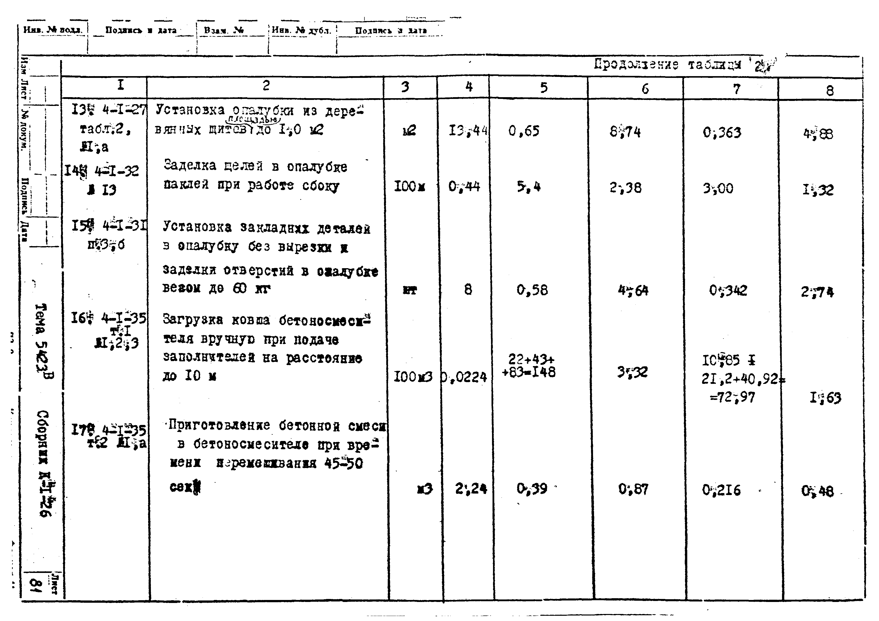 Технологическая карта К-1-26-4