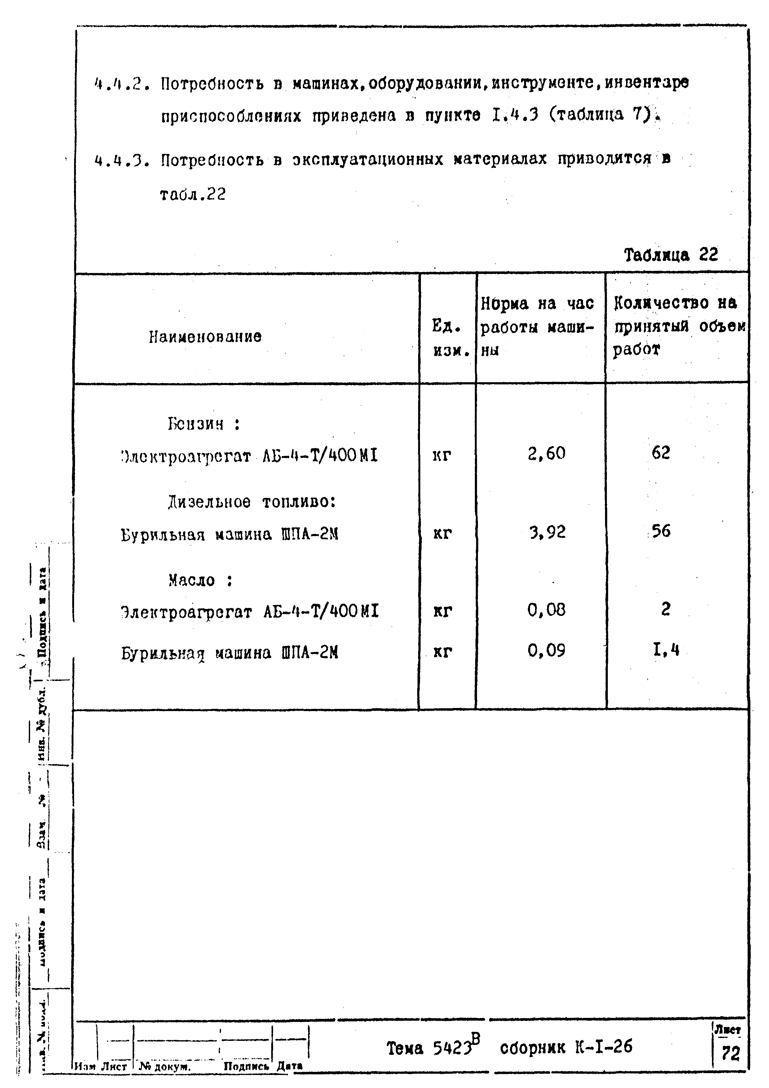 Технологическая карта К-1-26-3