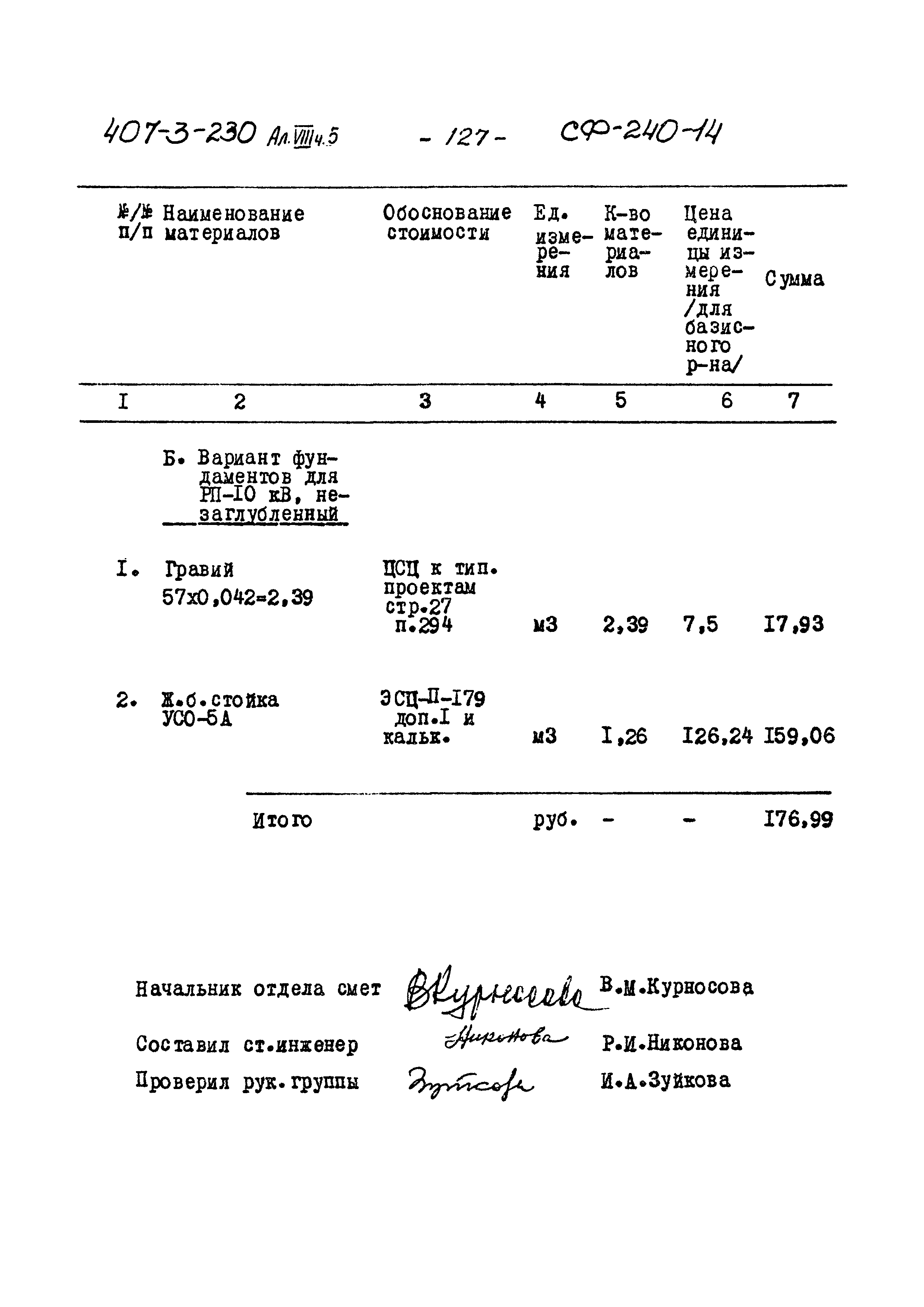 Типовой проект 407-3-230