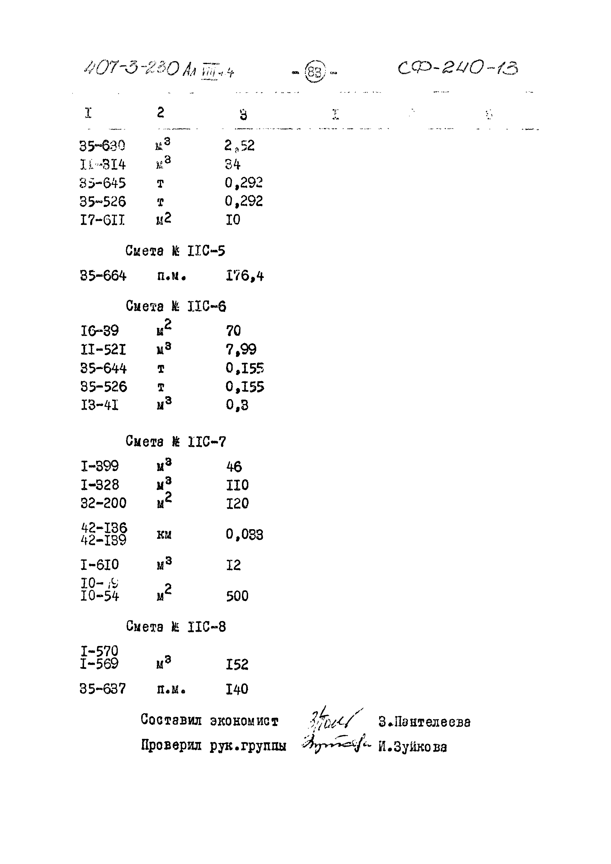 Типовой проект 407-3-230