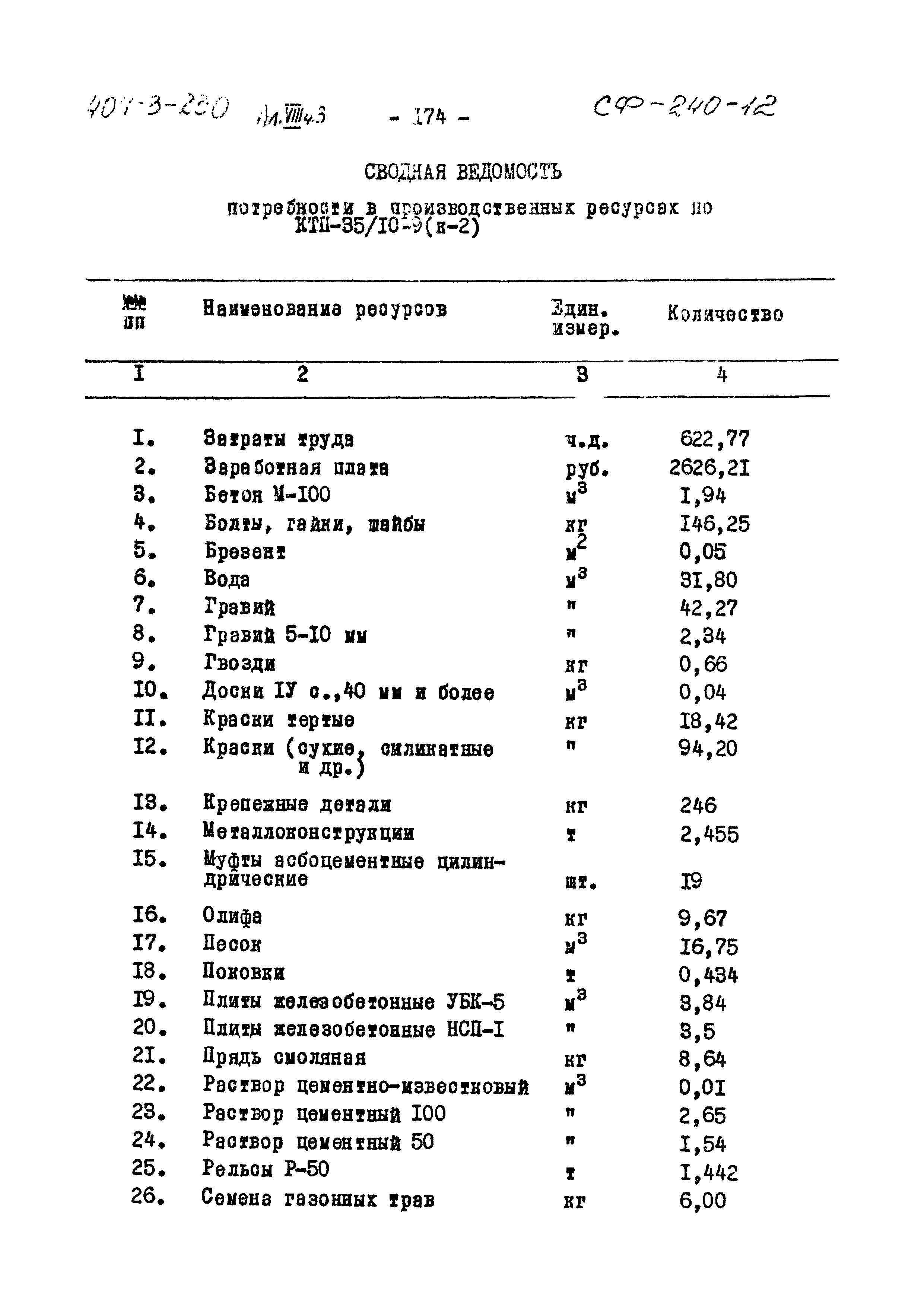 Типовой проект 407-3-230