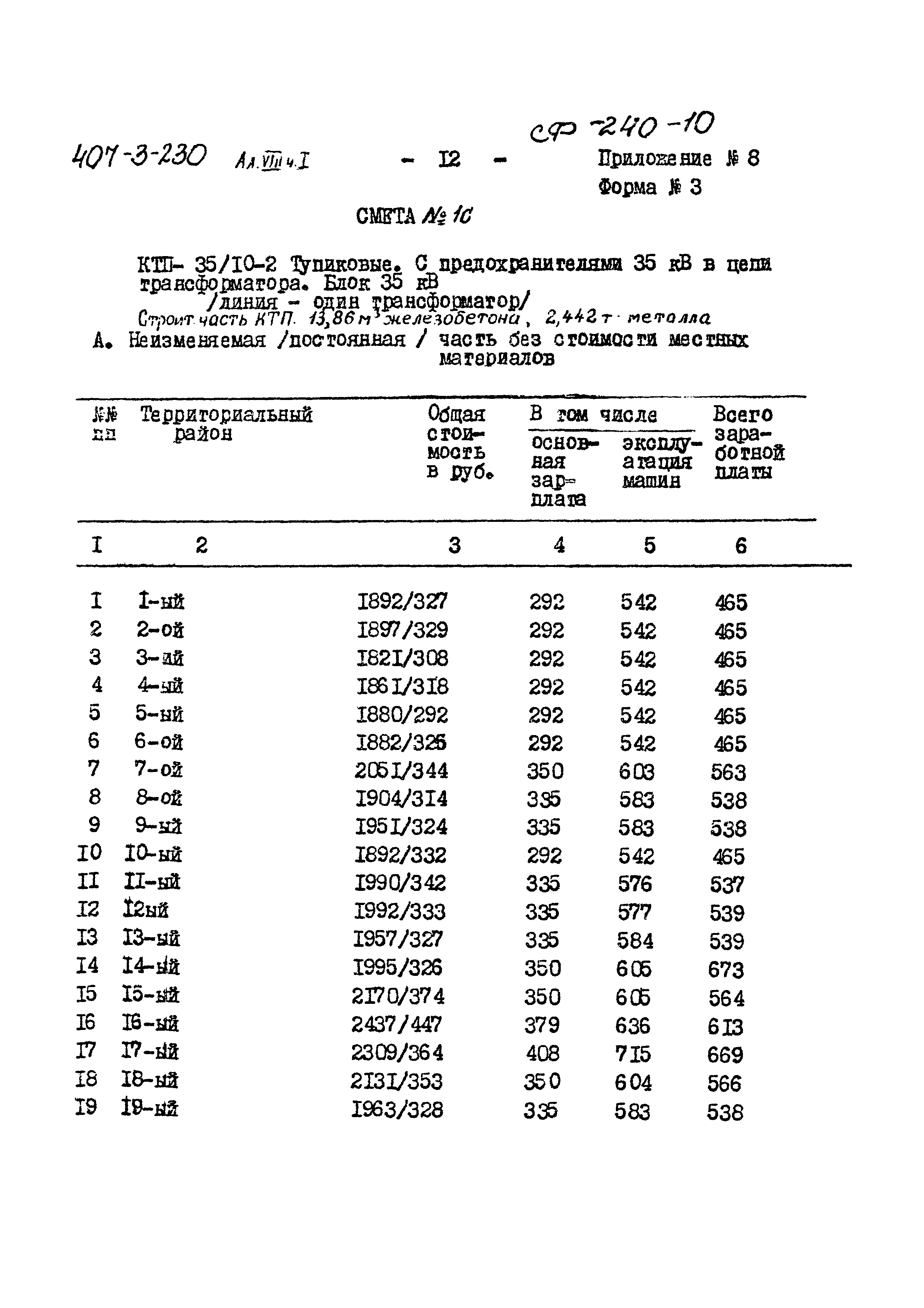 Типовой проект 407-3-230