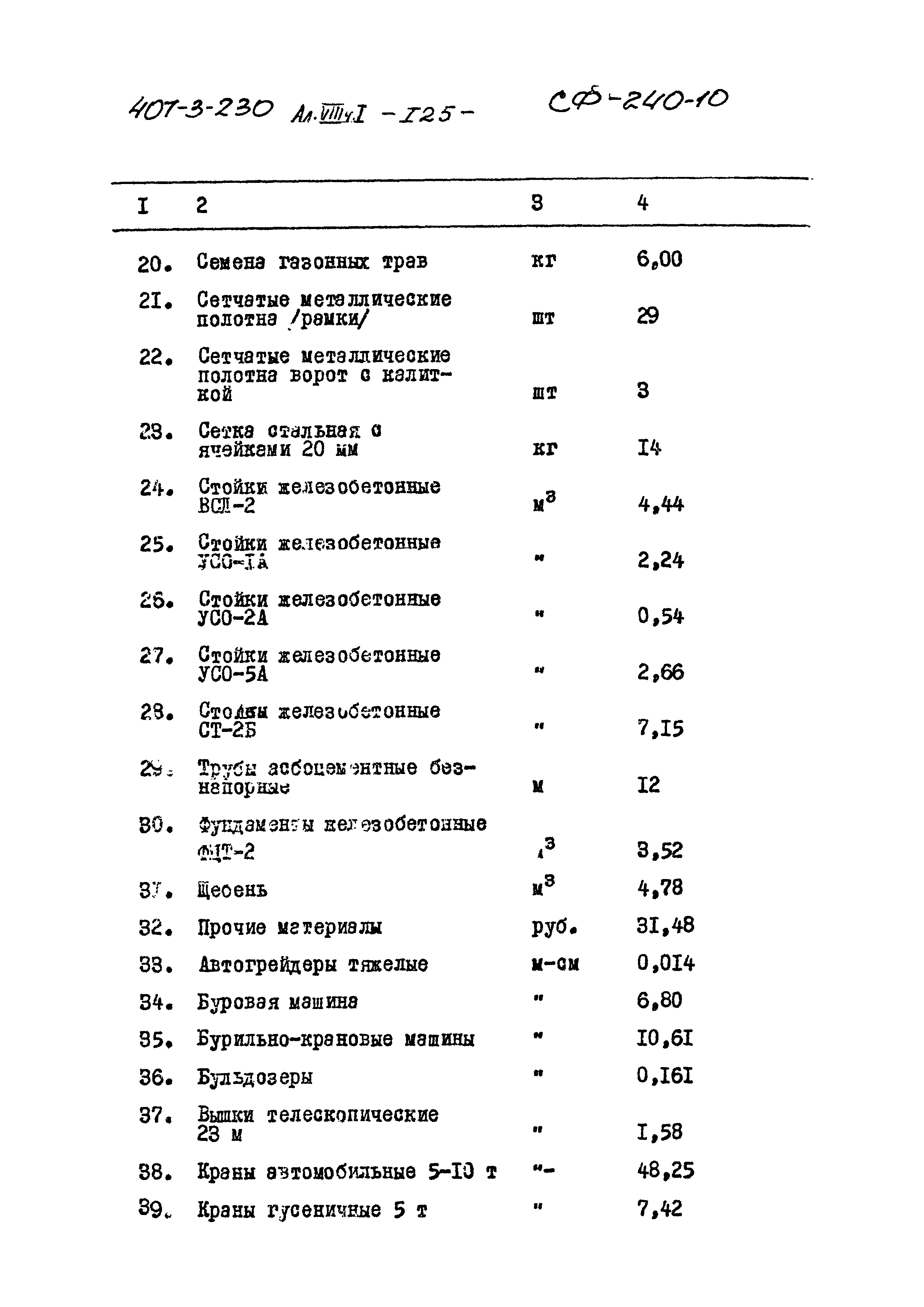 Типовой проект 407-3-230