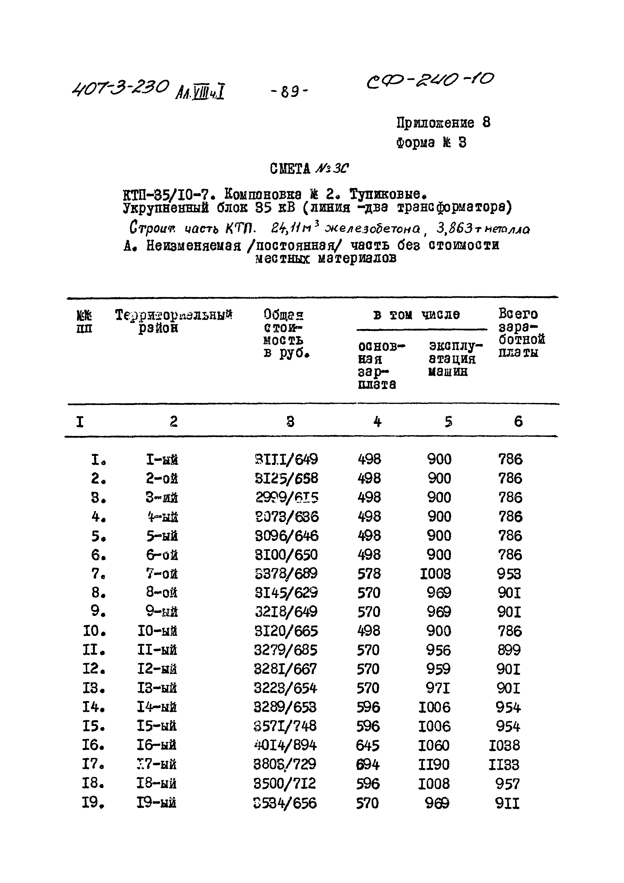 Типовой проект 407-3-230