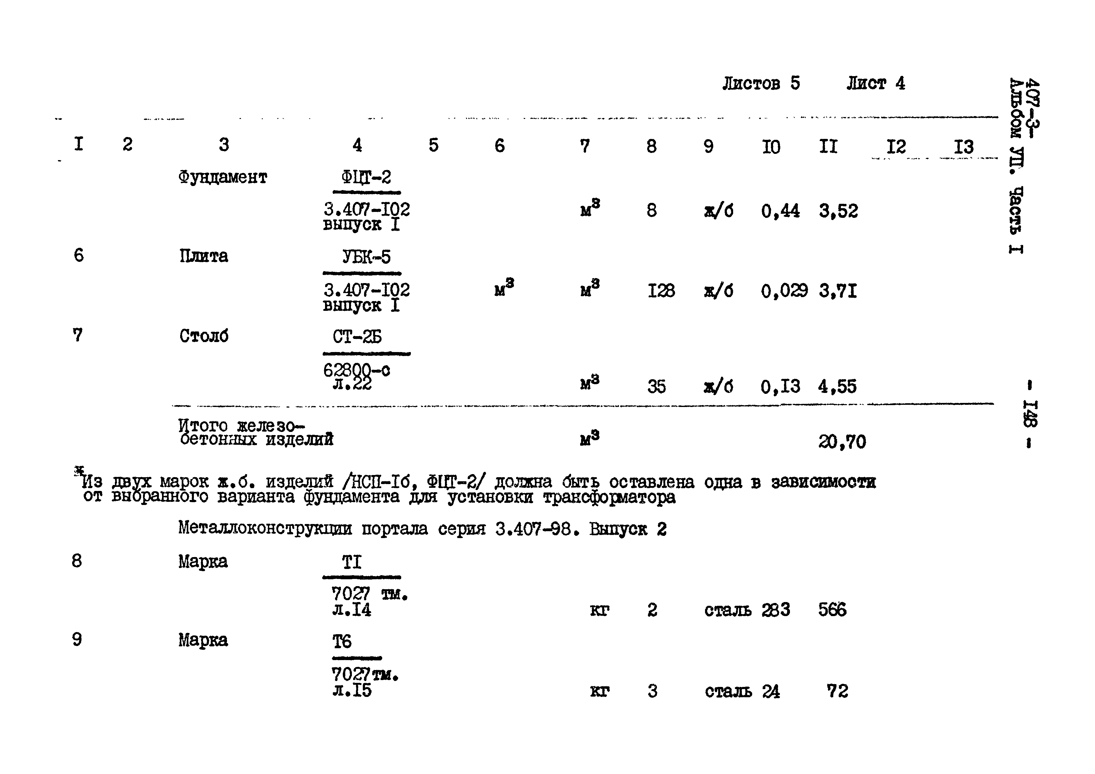 Типовой проект 407-3-230