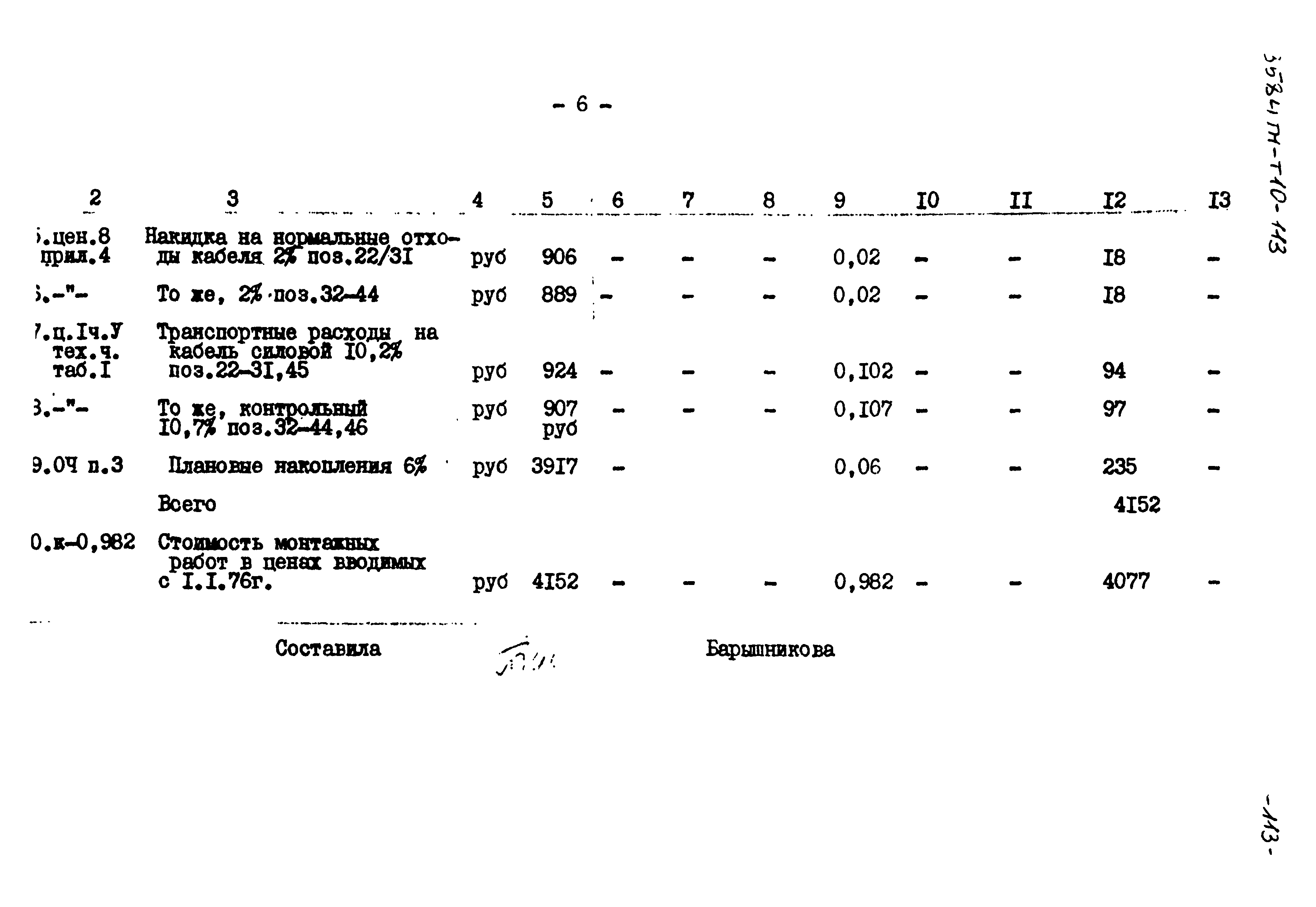 Типовой проект 3584тм