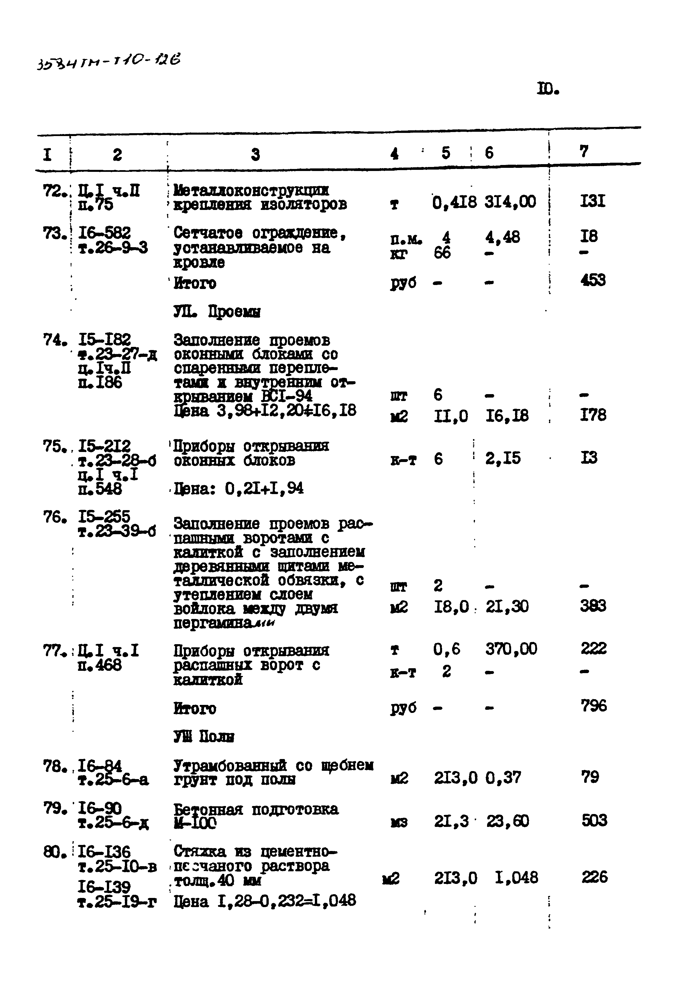 Типовой проект 3584тм